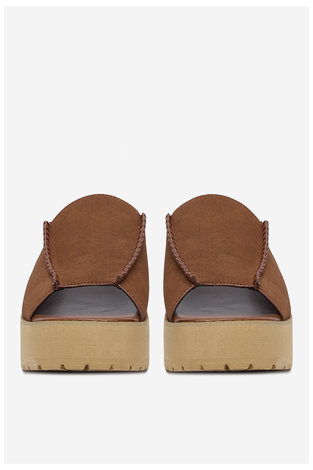 Klapki Jenny CEO-LB-G9338A Brązowy