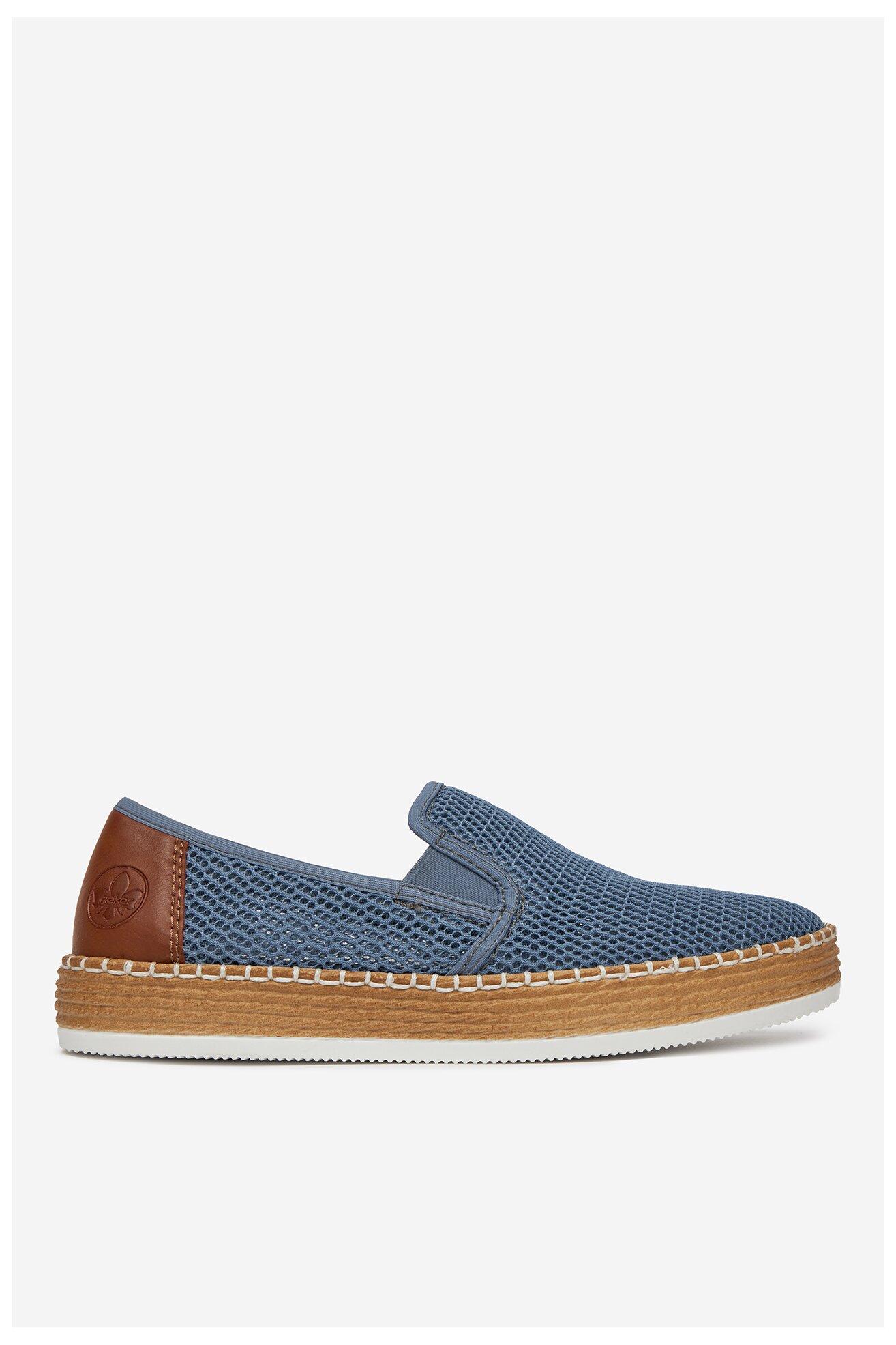 Espadrilky Rieker L7873-12 TEMNÝ BLANKYT