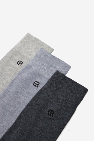 Čarape Gino Rossi CEO_AS_GR_01_W_AW25 (3-PACK) SIVA