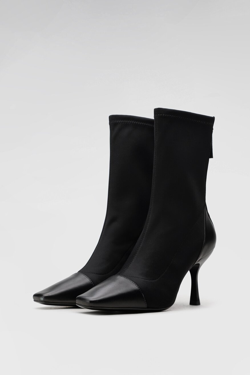 
                Gino Rossi - Botki czarne z suwakiem - 5904248297466