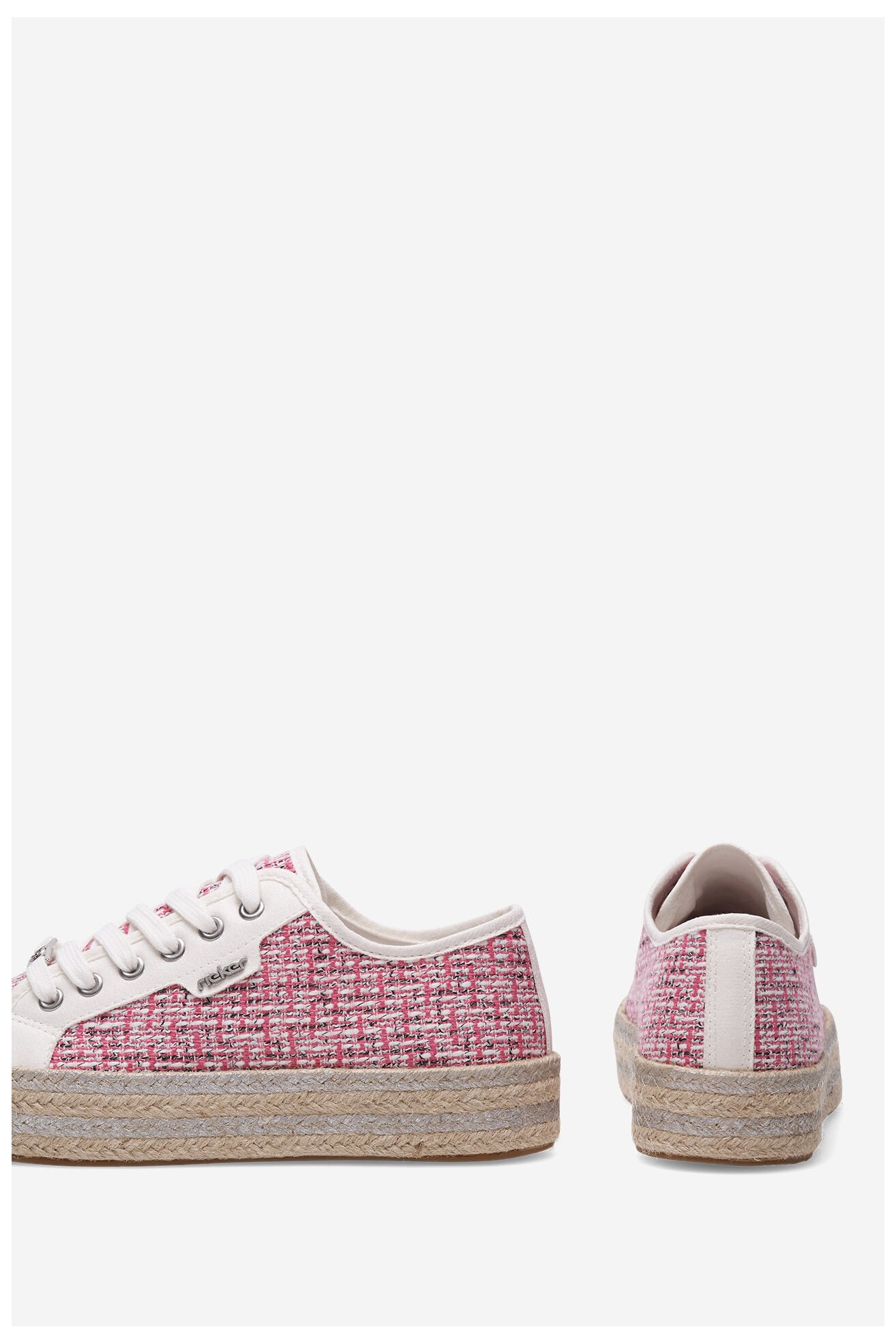 Eспадрили Rieker 94000-31 РОЗОВ