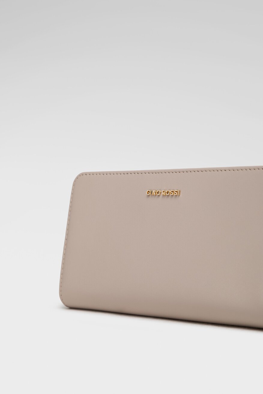
                Gino Rossi - Duży portfel damski skórzany pastelowy - 5904248789947