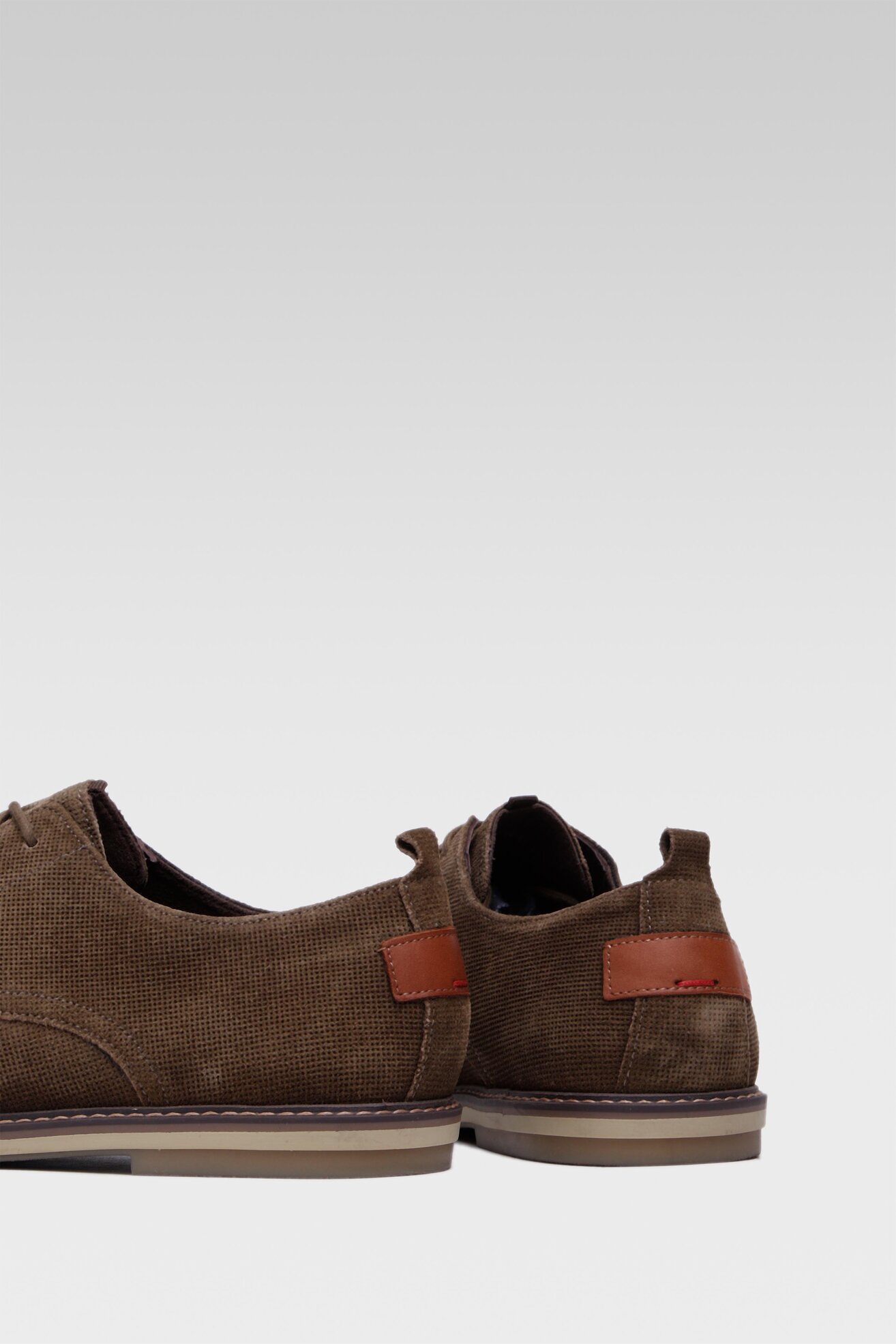 Półbuty Cesare Cave MI07-B225-B62-01 Khaki