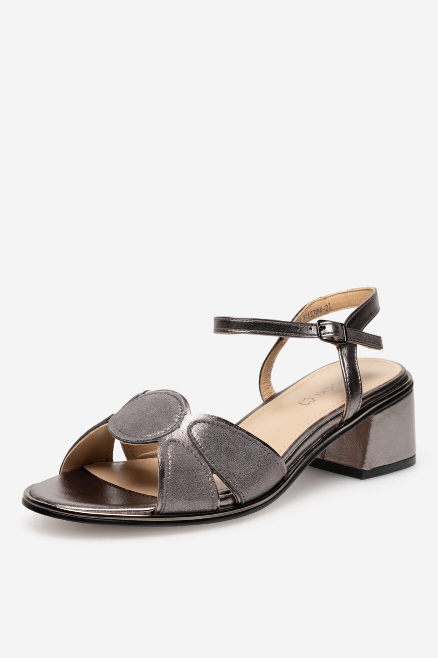 Lasocki - Sandały skórzane - 5905588521747