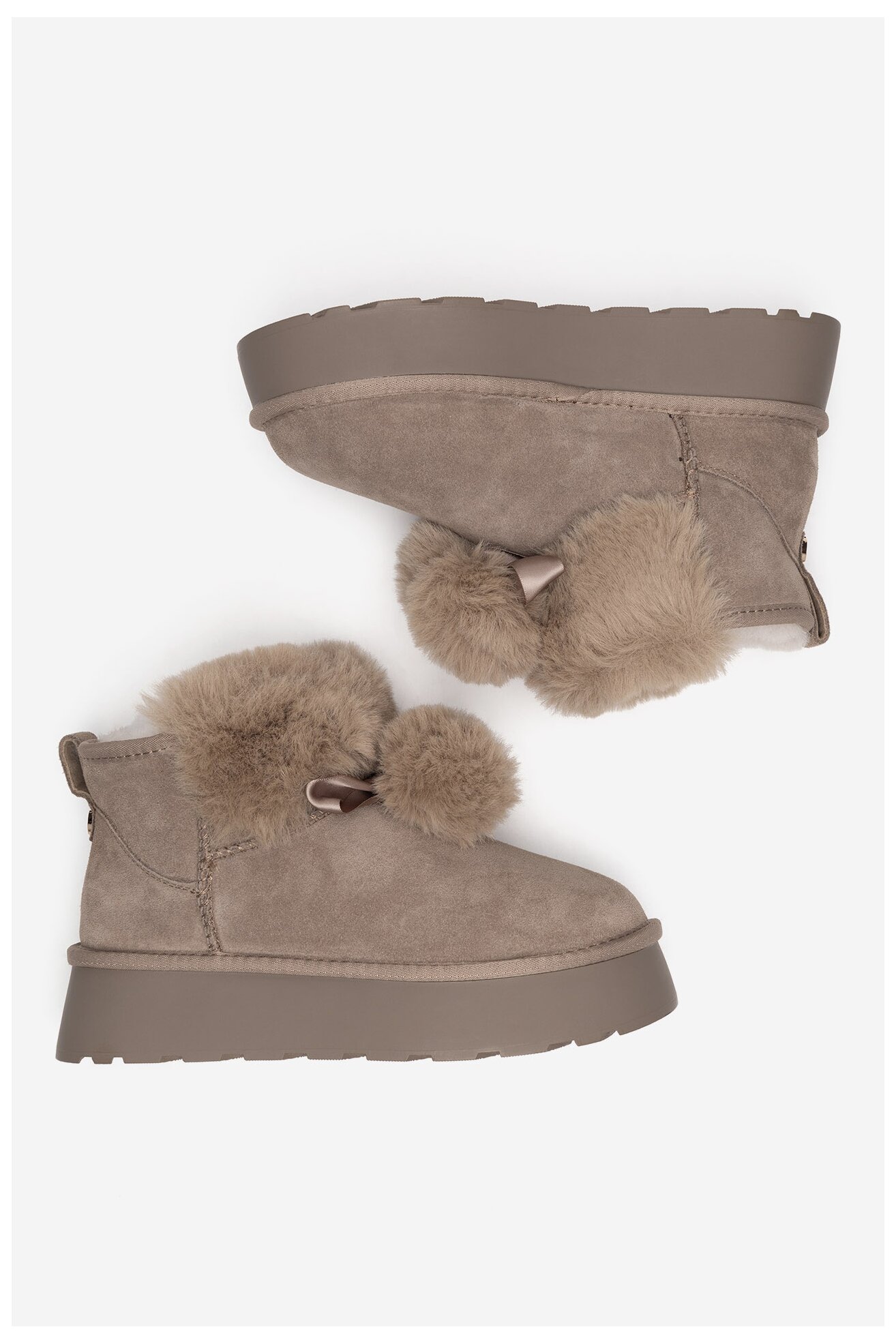 Botki EVA MINGE WFA3080-5 Szary