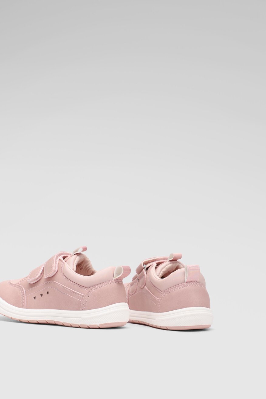 
                Nelli Blu - Półbuty różowe na rzep - 5903698368894