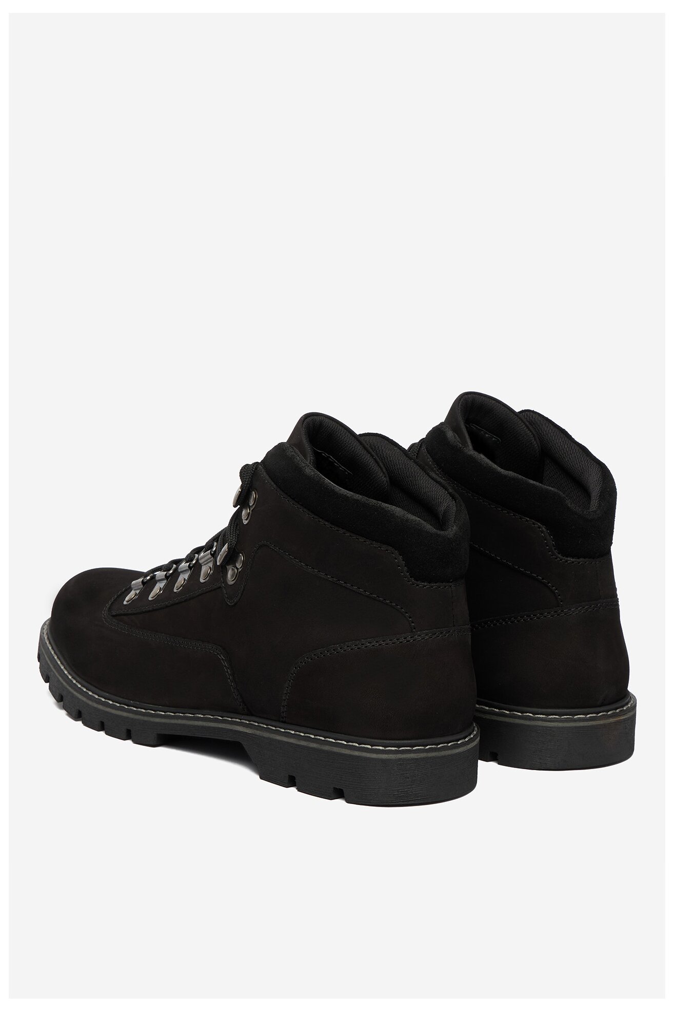 Šněrovací vyšší obuv Lasocki CEO-CHEROKE-07 MI25 ČERNÁ