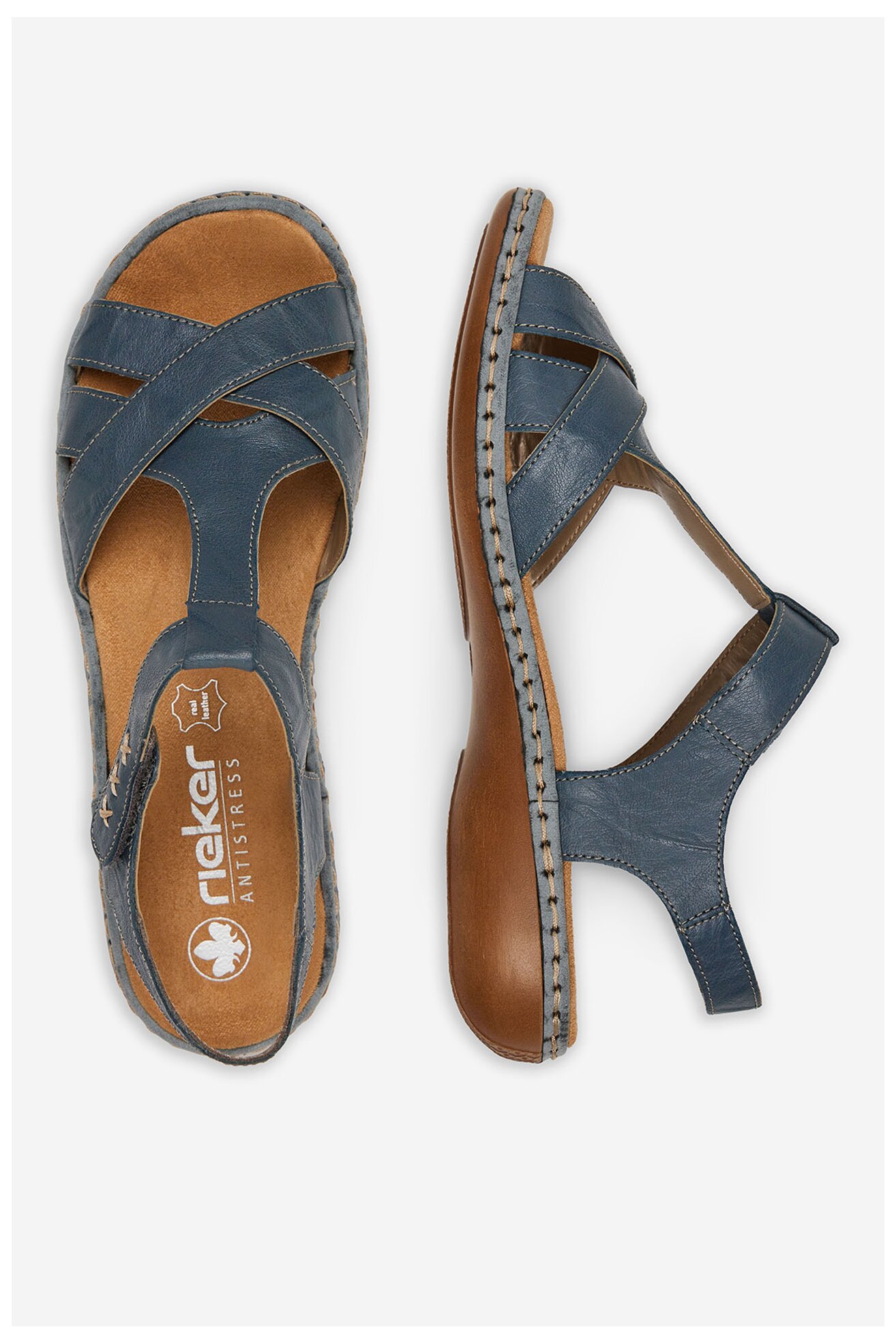 Сандали Rieker 65919-12 ТЪМНОСИН