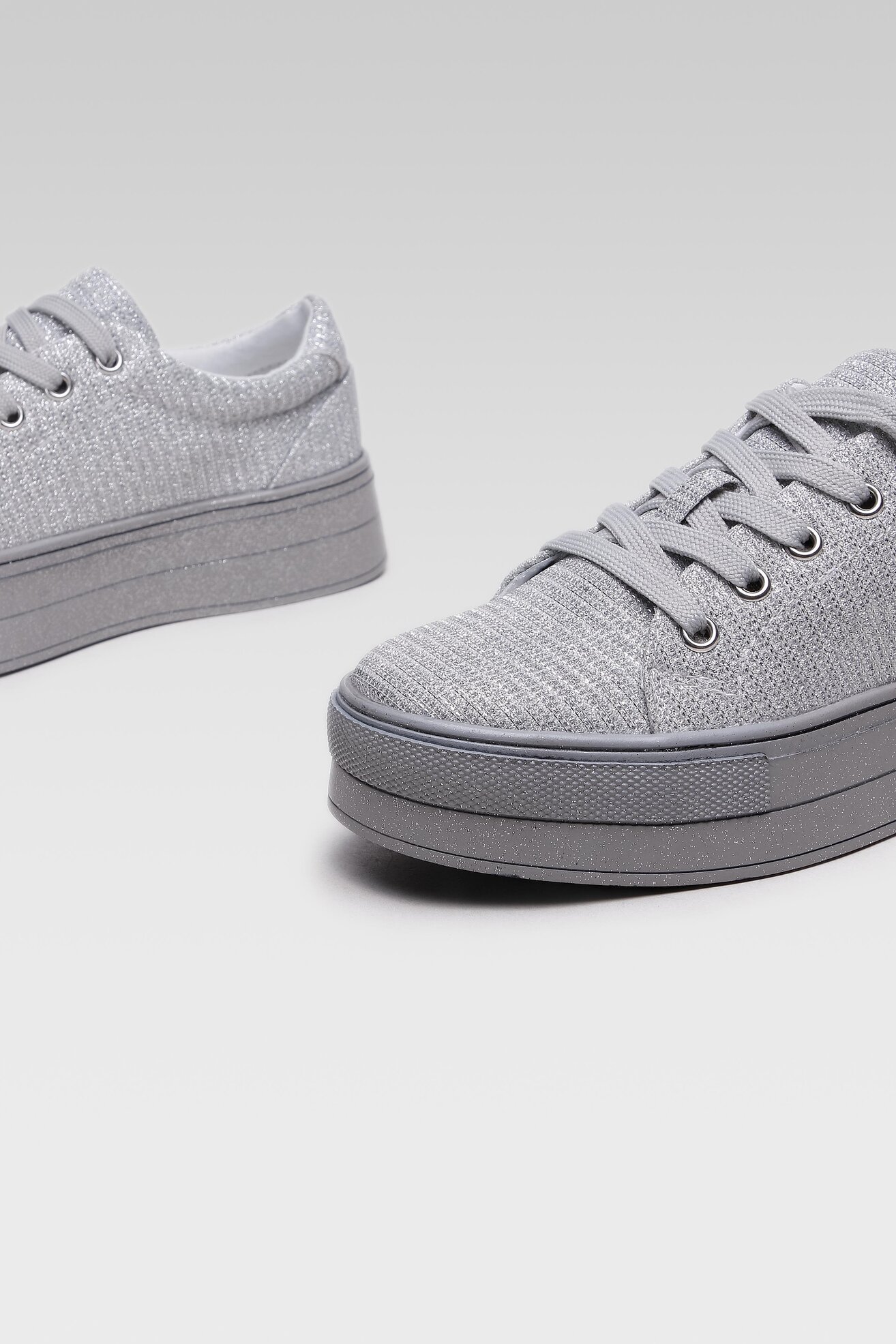 Trampki Quazi WS5699-04 Srebrny