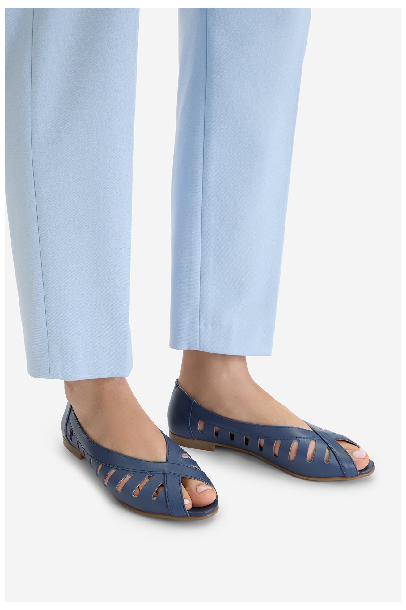 Baleriny Lasocki CEO-RST-ERICA-66 Granatowy