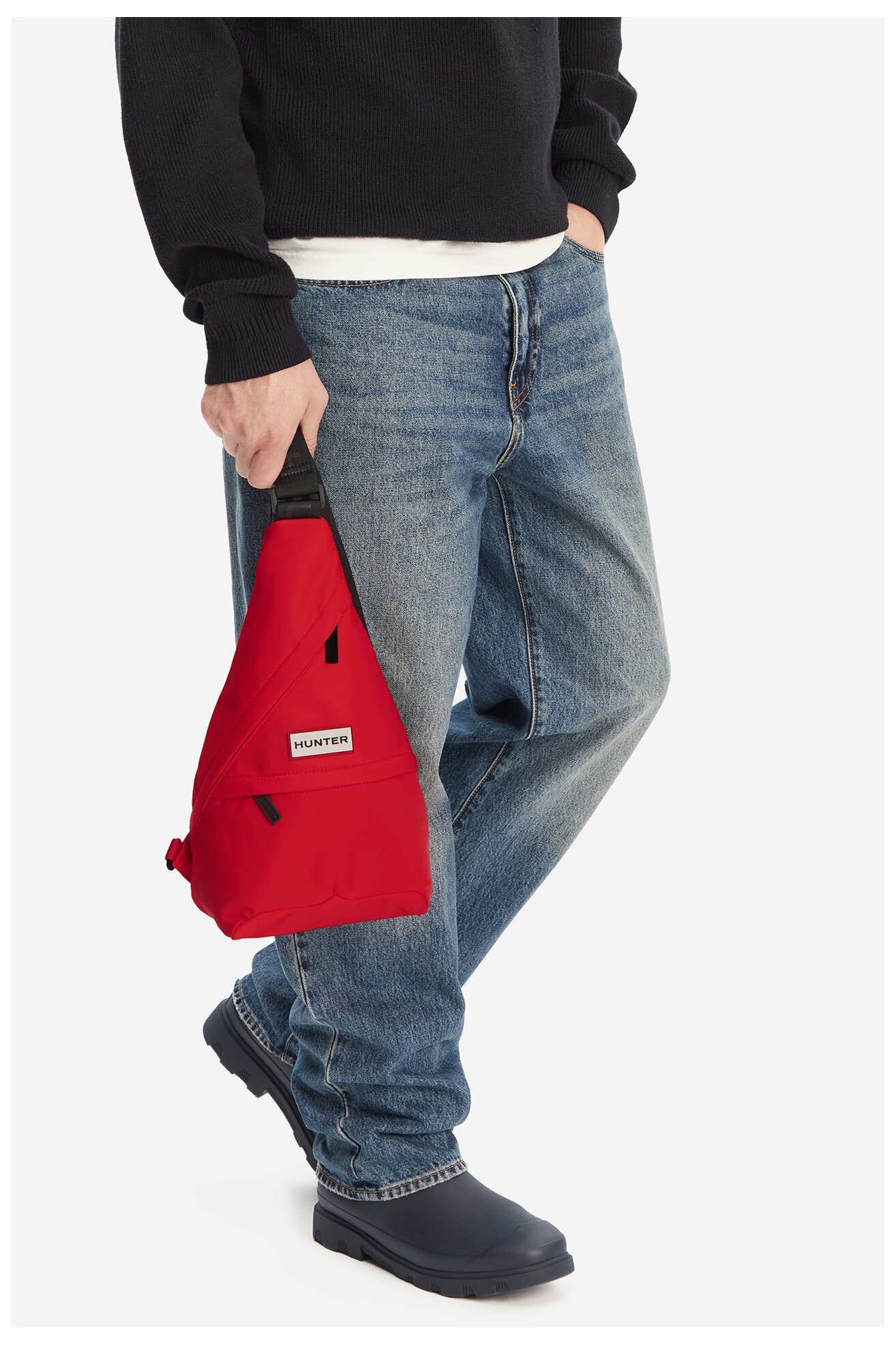 Pánská taška HUNTER HTR-B-004-07 ČERVENÁ