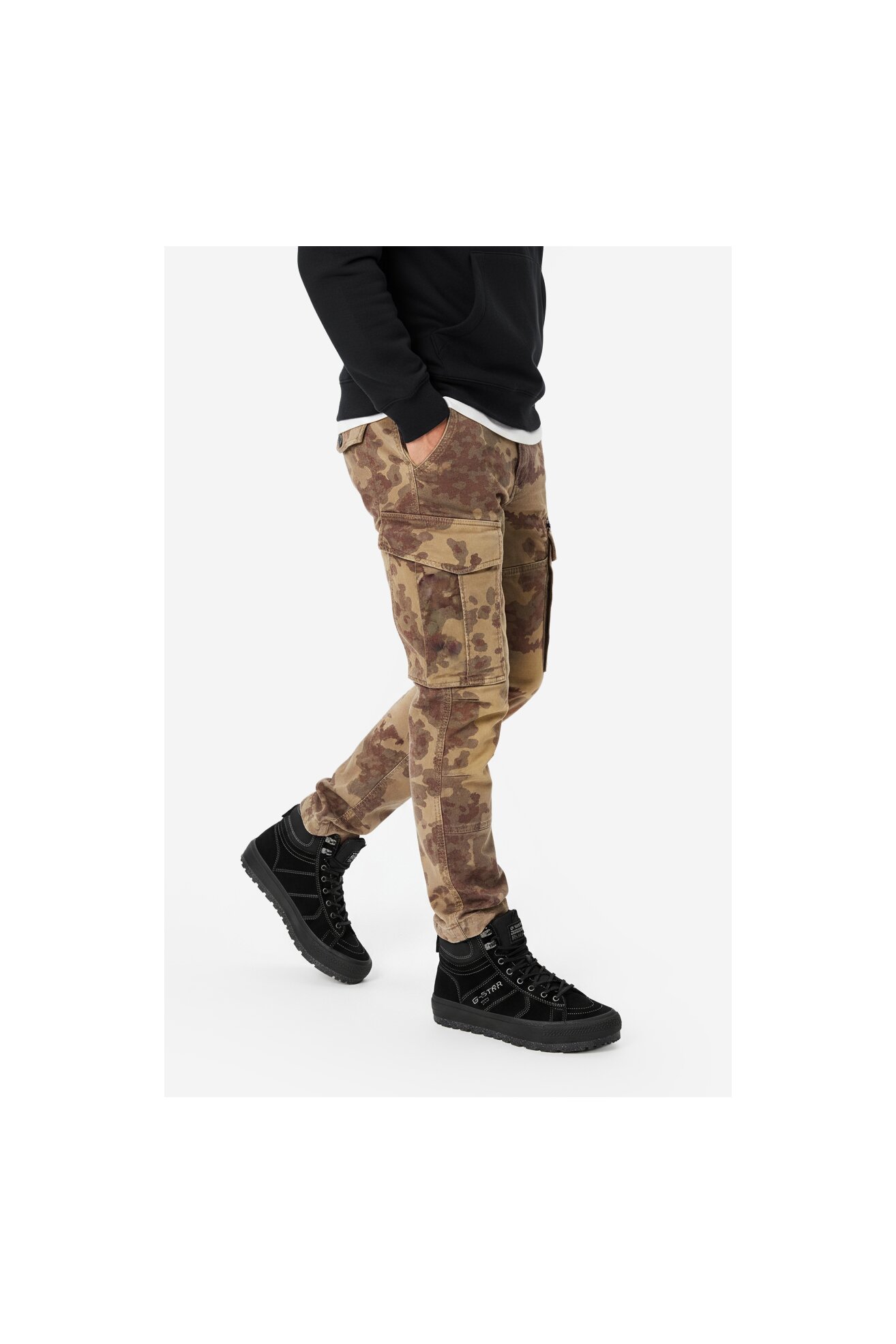 Vászoncipő G-STAR RAW CEO-ALEX-02 FEKETE