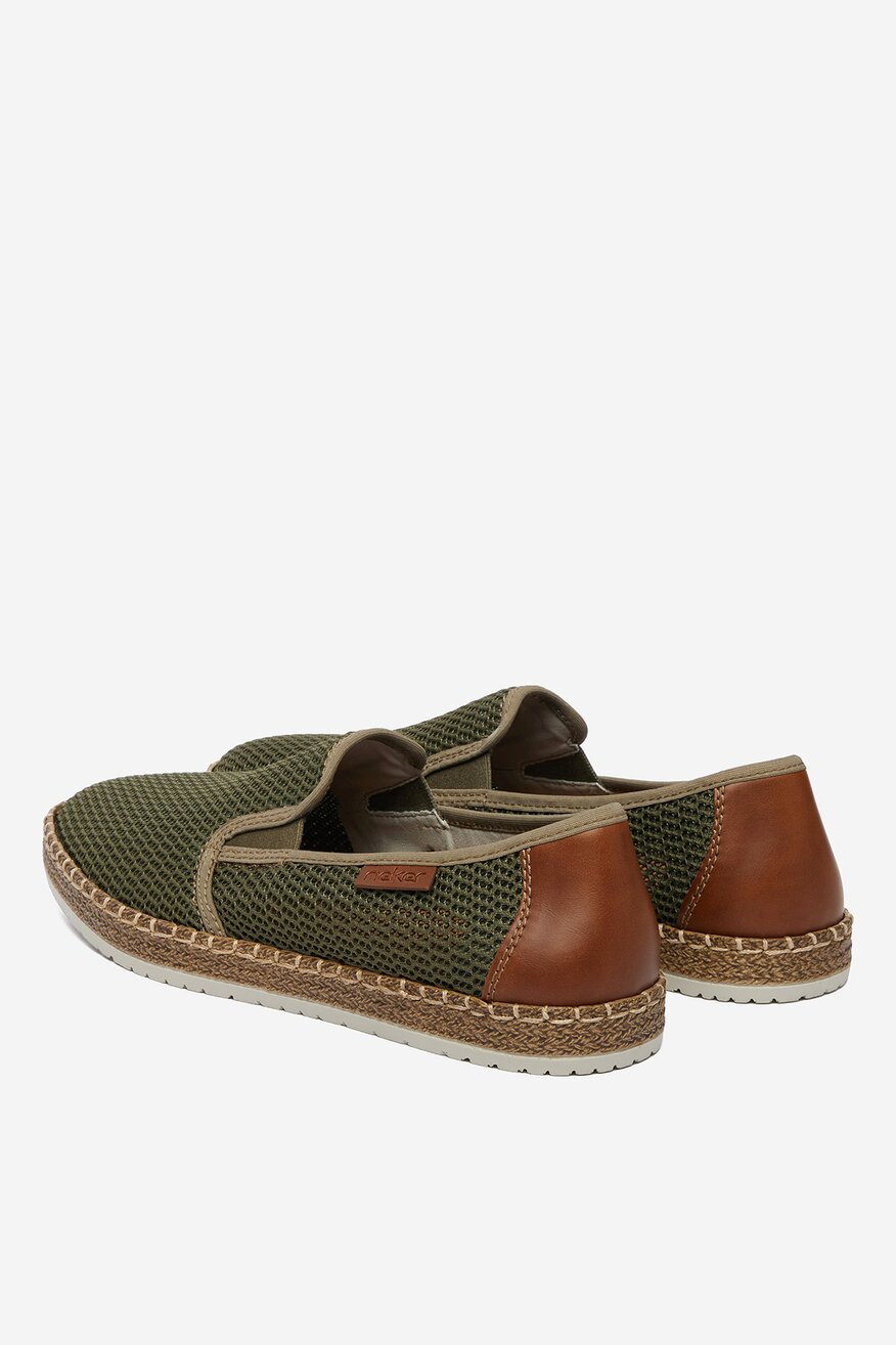 
                Половинки обувки Rieker ТЪМНОМАСЛИНЕН - 5906751773758