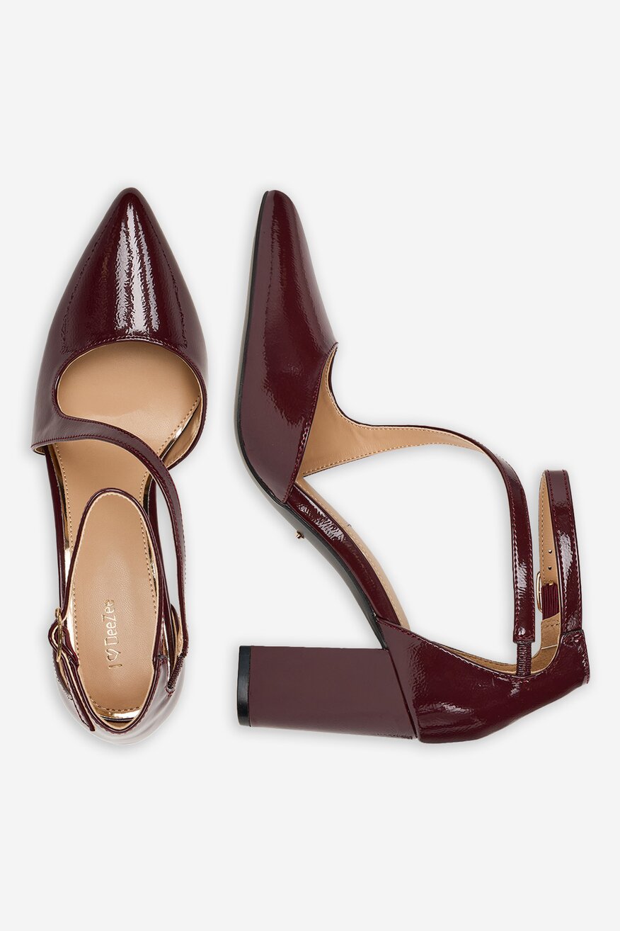 
                Туфлі-Човники DeeZee БОРДОВИЙ - 5906751374764