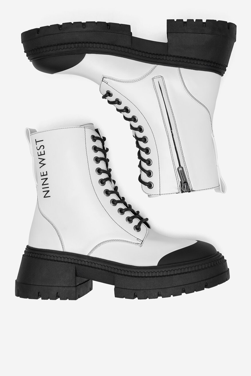 NINE WEST - Trzewiki na grubej podeszwie - 5905588943709