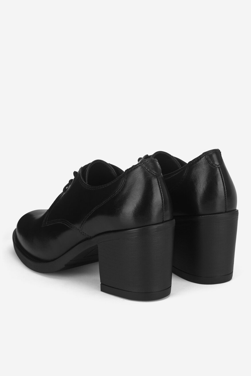 
                Lasocki - Półbuty skórzane na słupku - 5905588932635