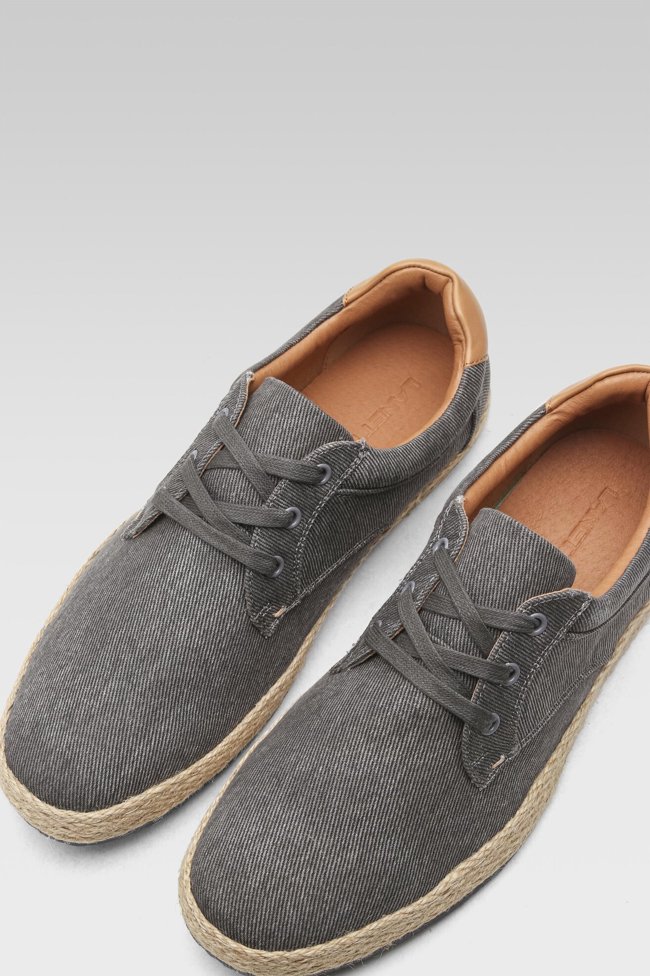 Espadryle Lanetti 121AM0280 Szary