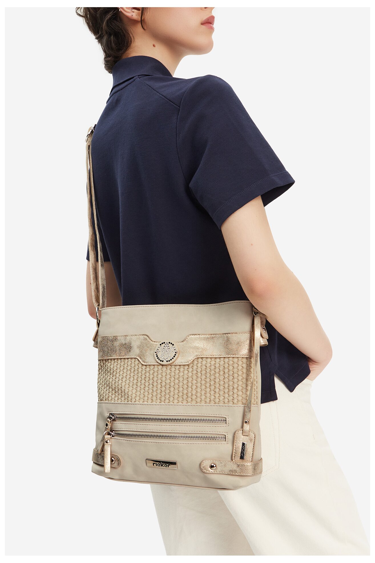 Torebka Rieker H1346-92 Beżowy