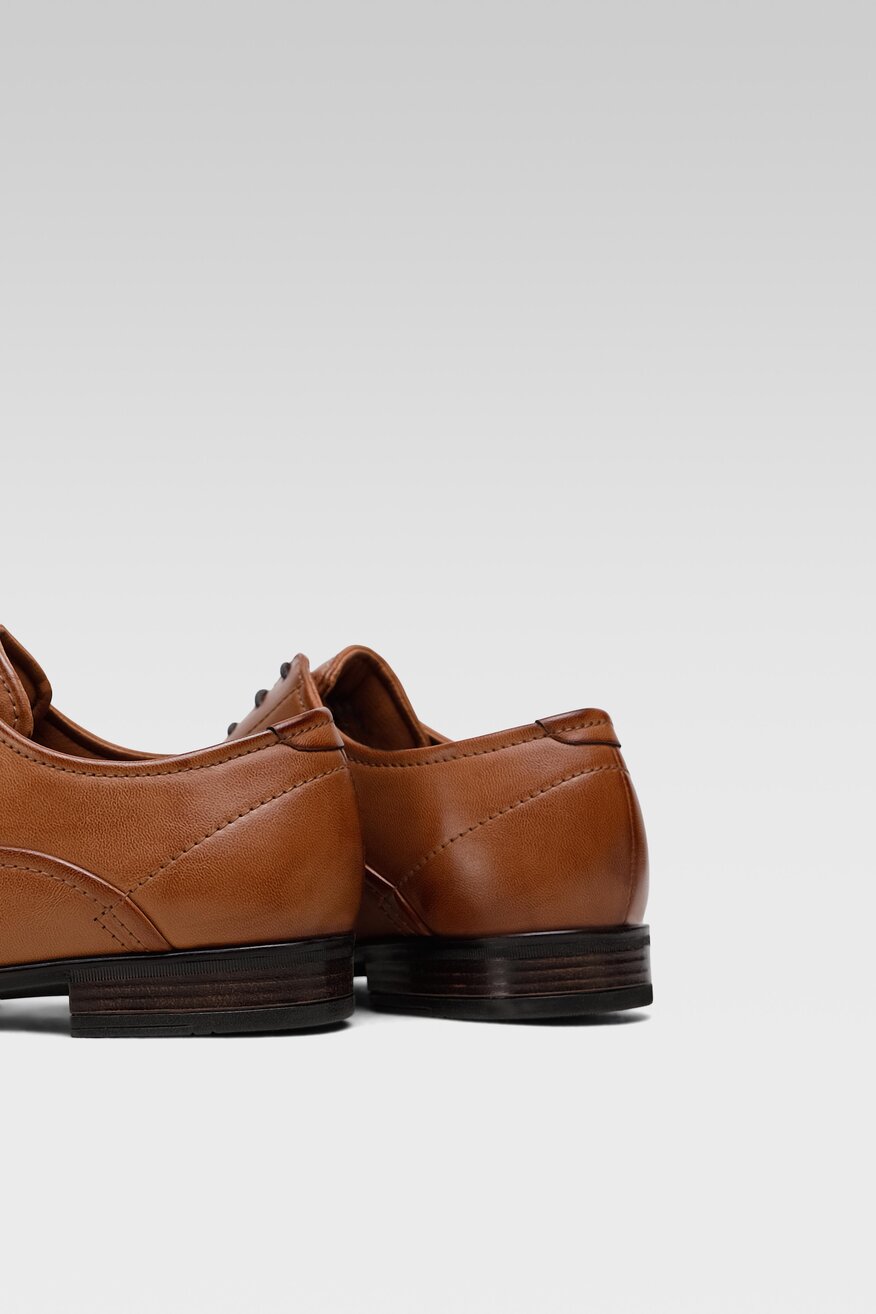 Ottimo - Półbuty brązowe sznurowane - 5904248405168