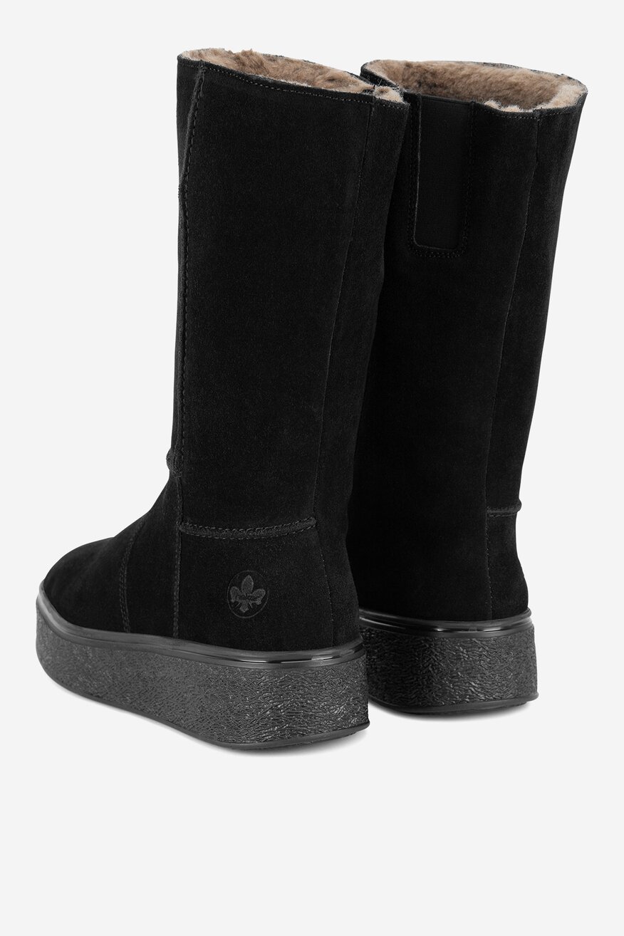 Ghete Rieker NEGRU - 2230068907340