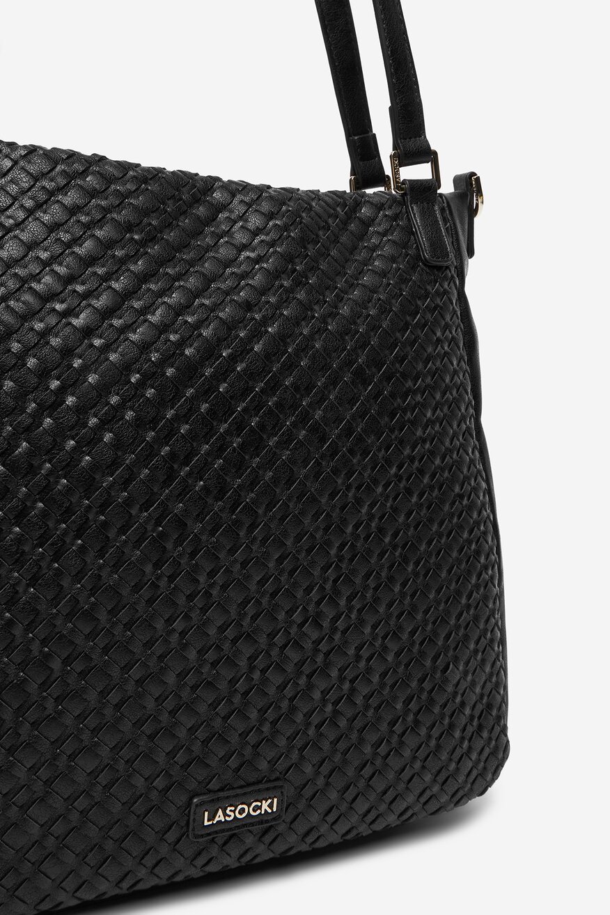 Дамска чанта Lasocki ЧЕРЕН - 5906751396827