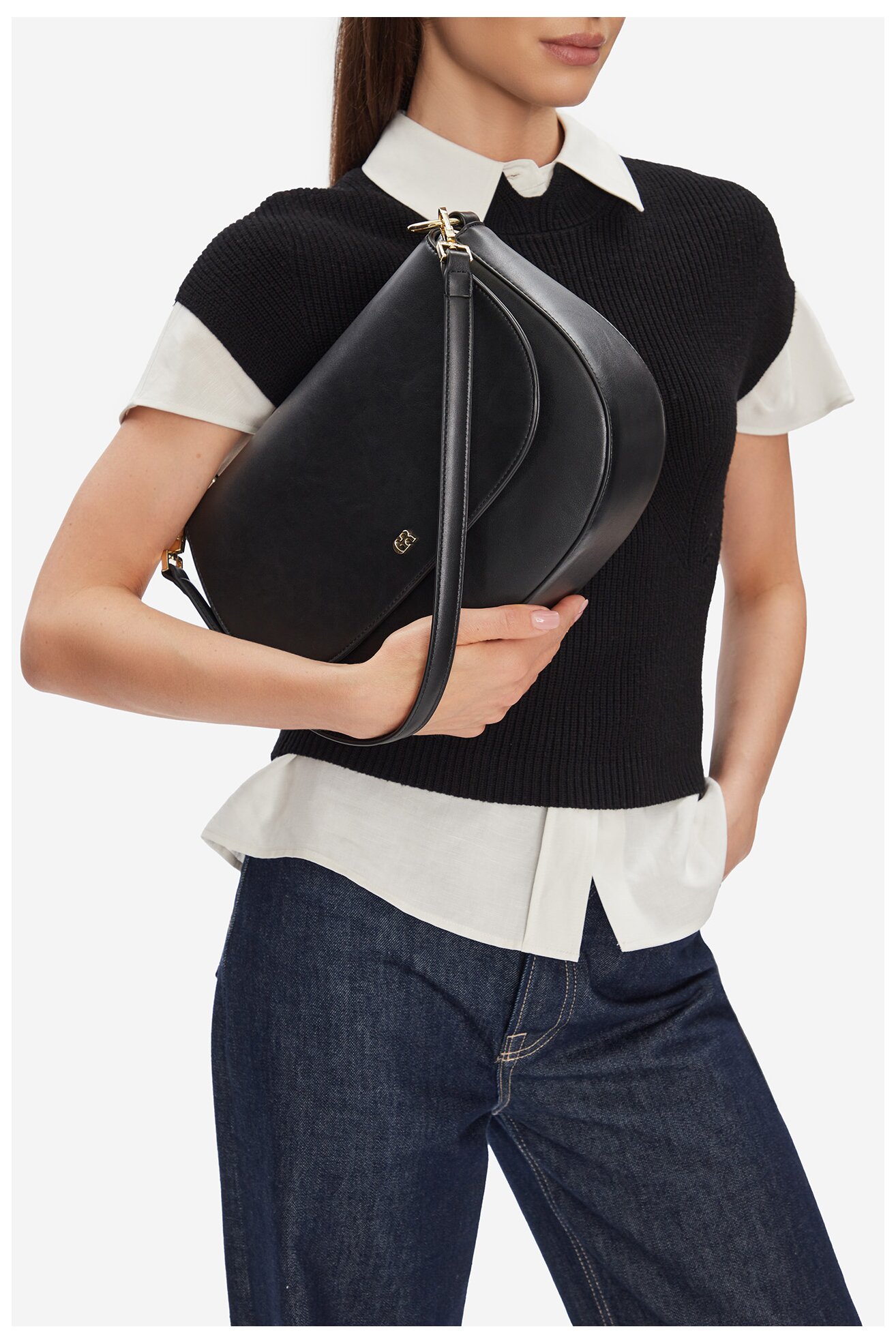 Torebka Gino Rossi C-SHIRLEY-LX10168 Czarny