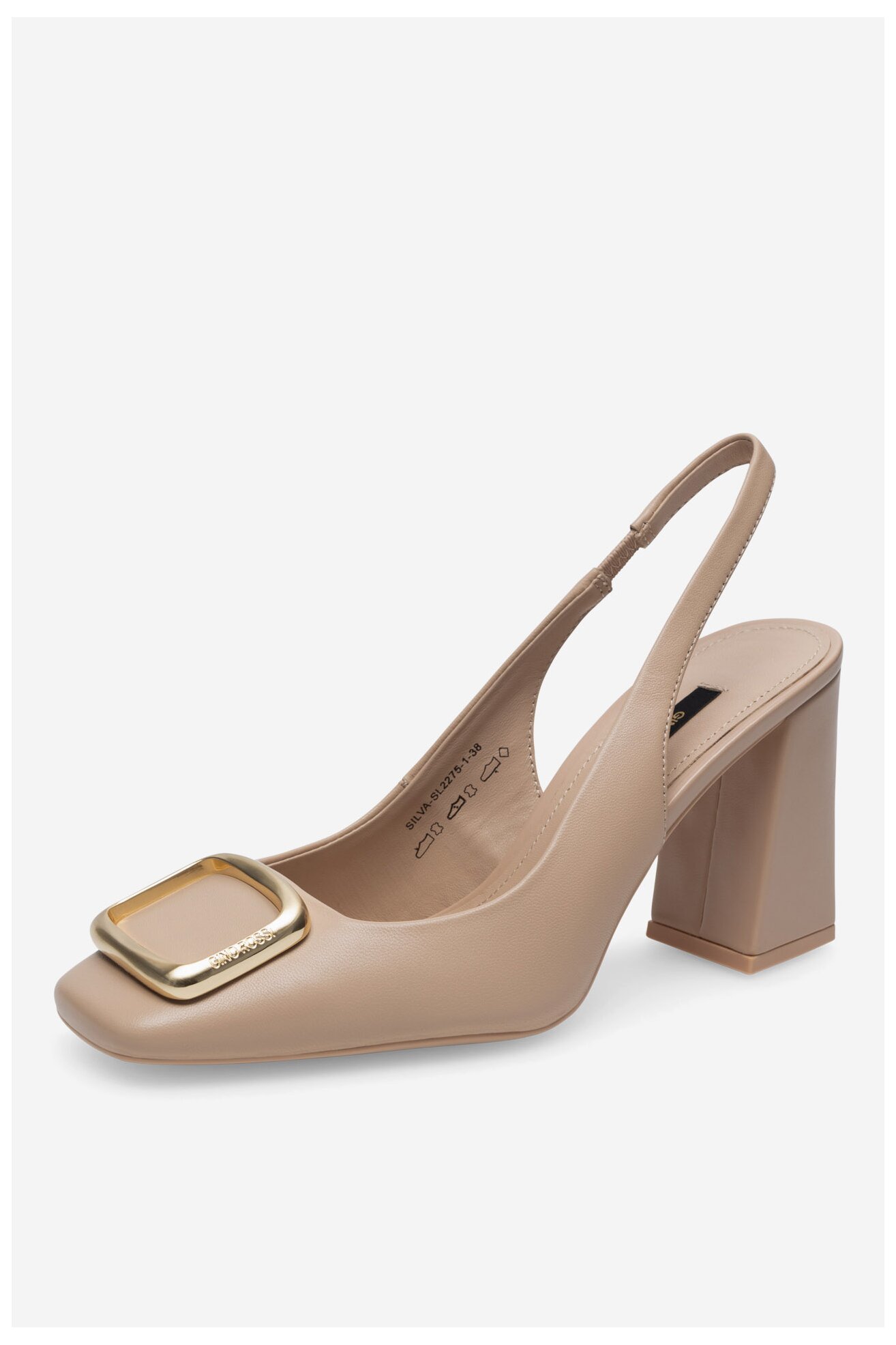 Czółenka Gino Rossi SILVA-SL2275-1 Beżowy