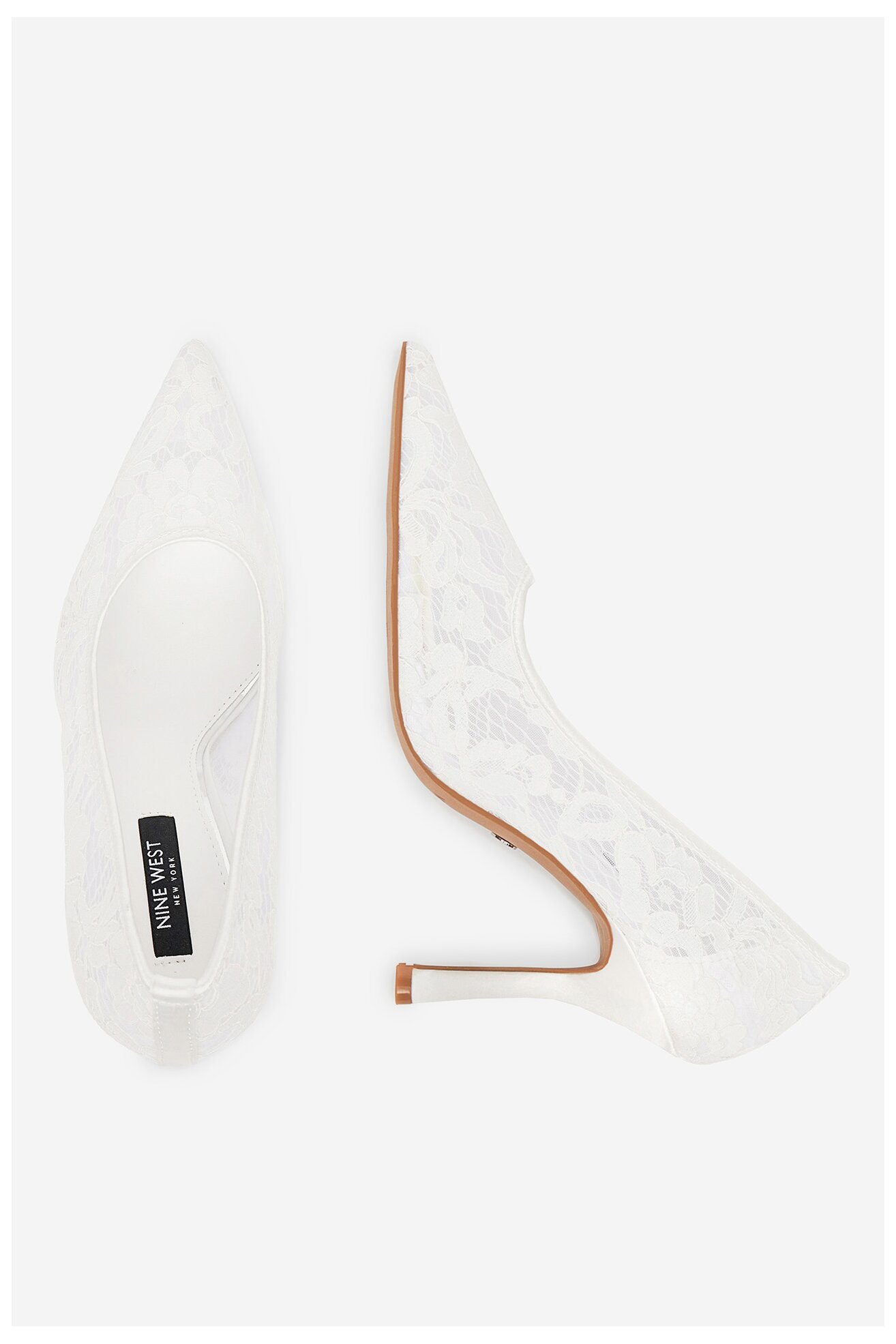 Pantofi cu toc NINE WEST S3S96688 ALB