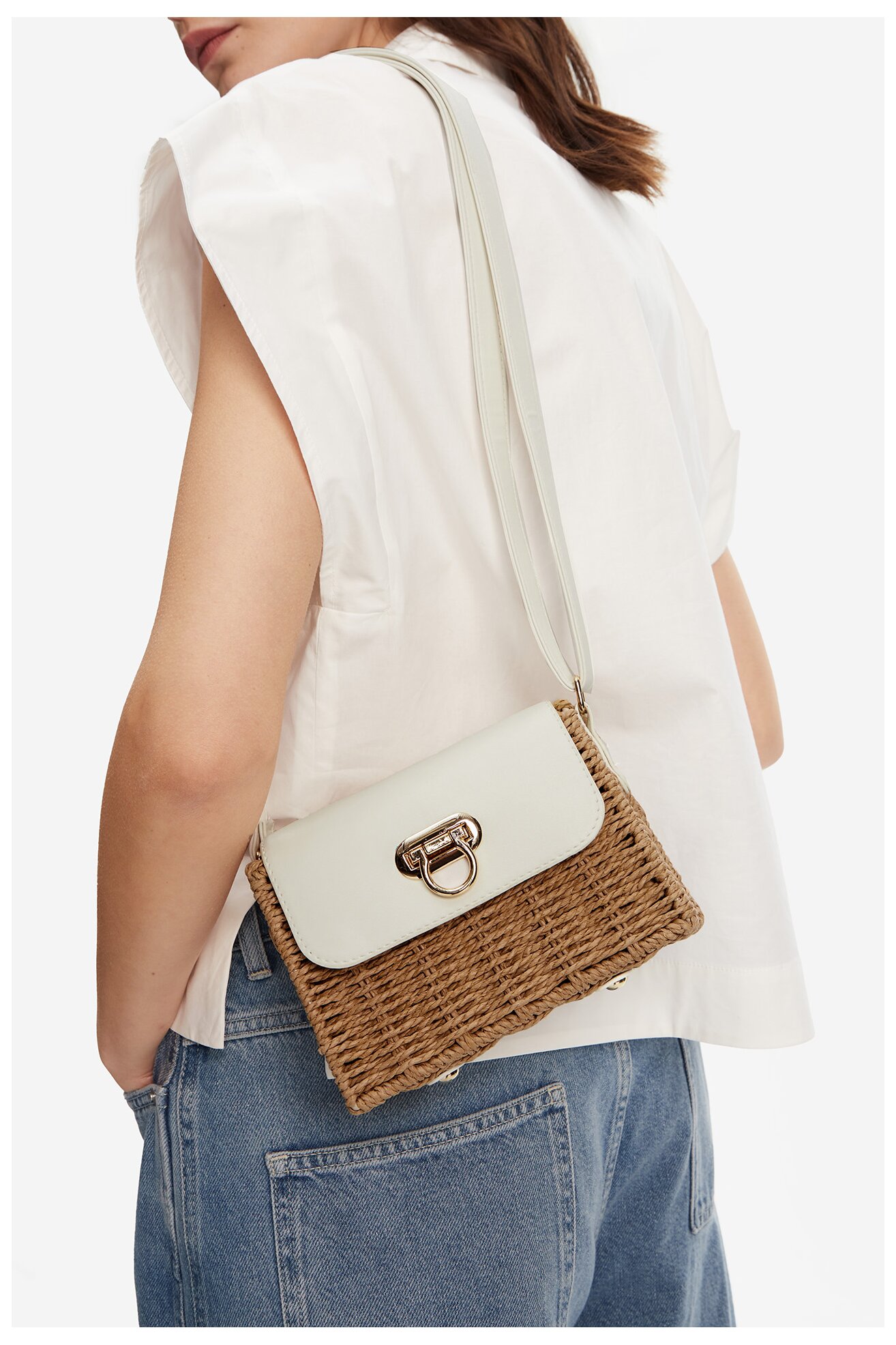 Kézitáska DeeZee 7027 FEHÉR