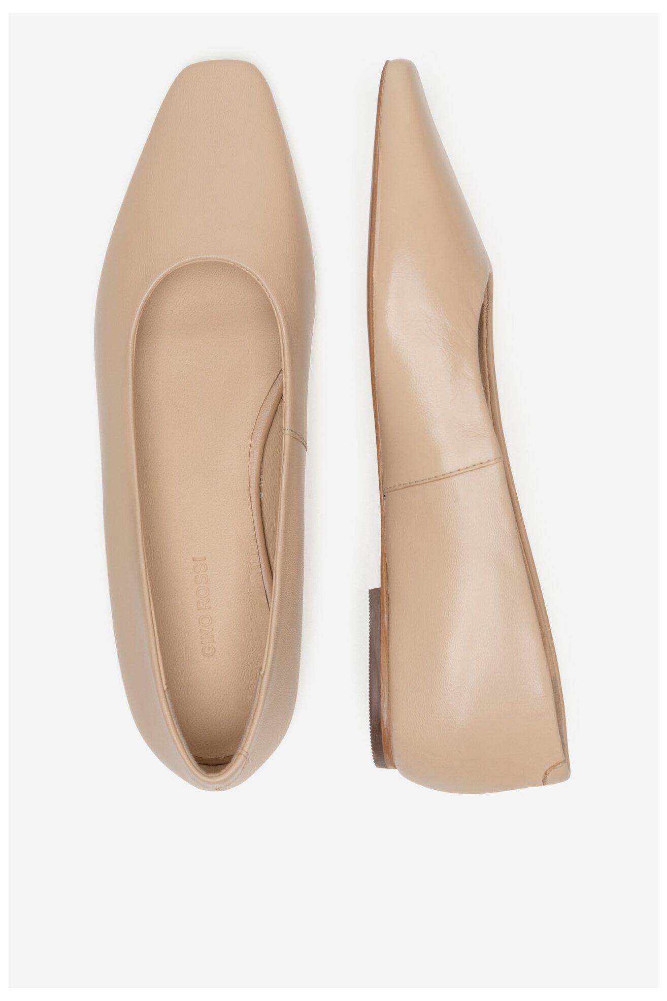 Baleriny Gino Rossi NELL-118130 Beżowy