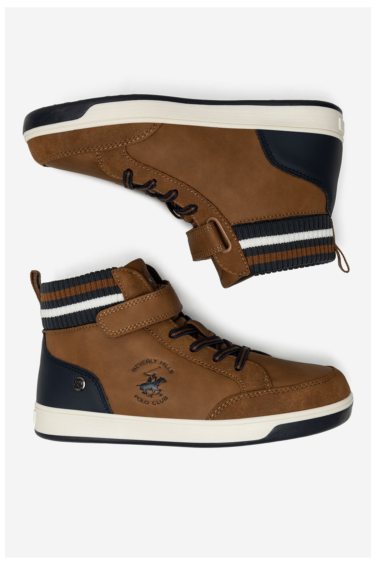 Trzewiki Beverly Hills Polo Club A22F0932E-8 Brązowy