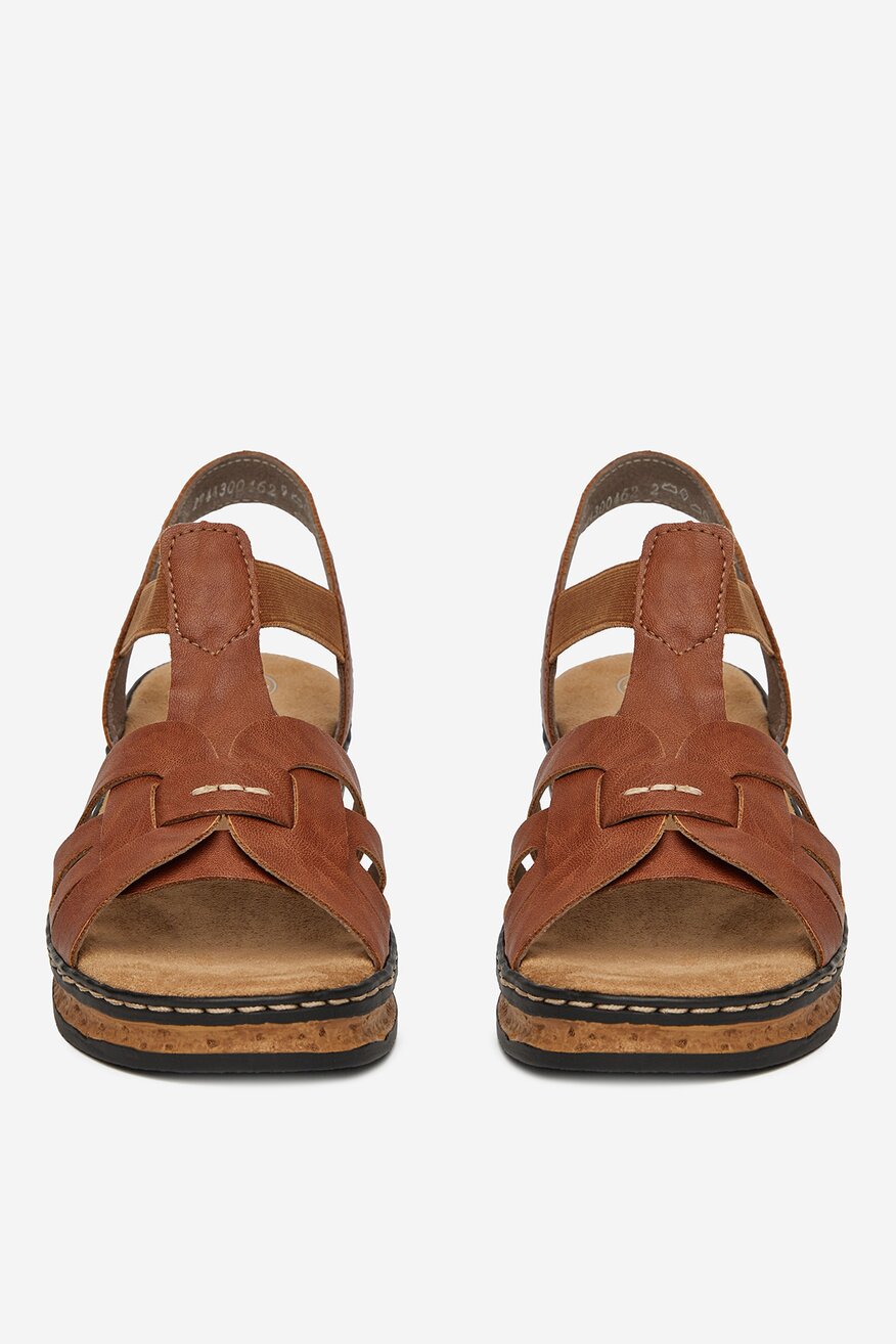 
                Сандали Rieker ТЪМНОКАФЯВ - 2230078405553