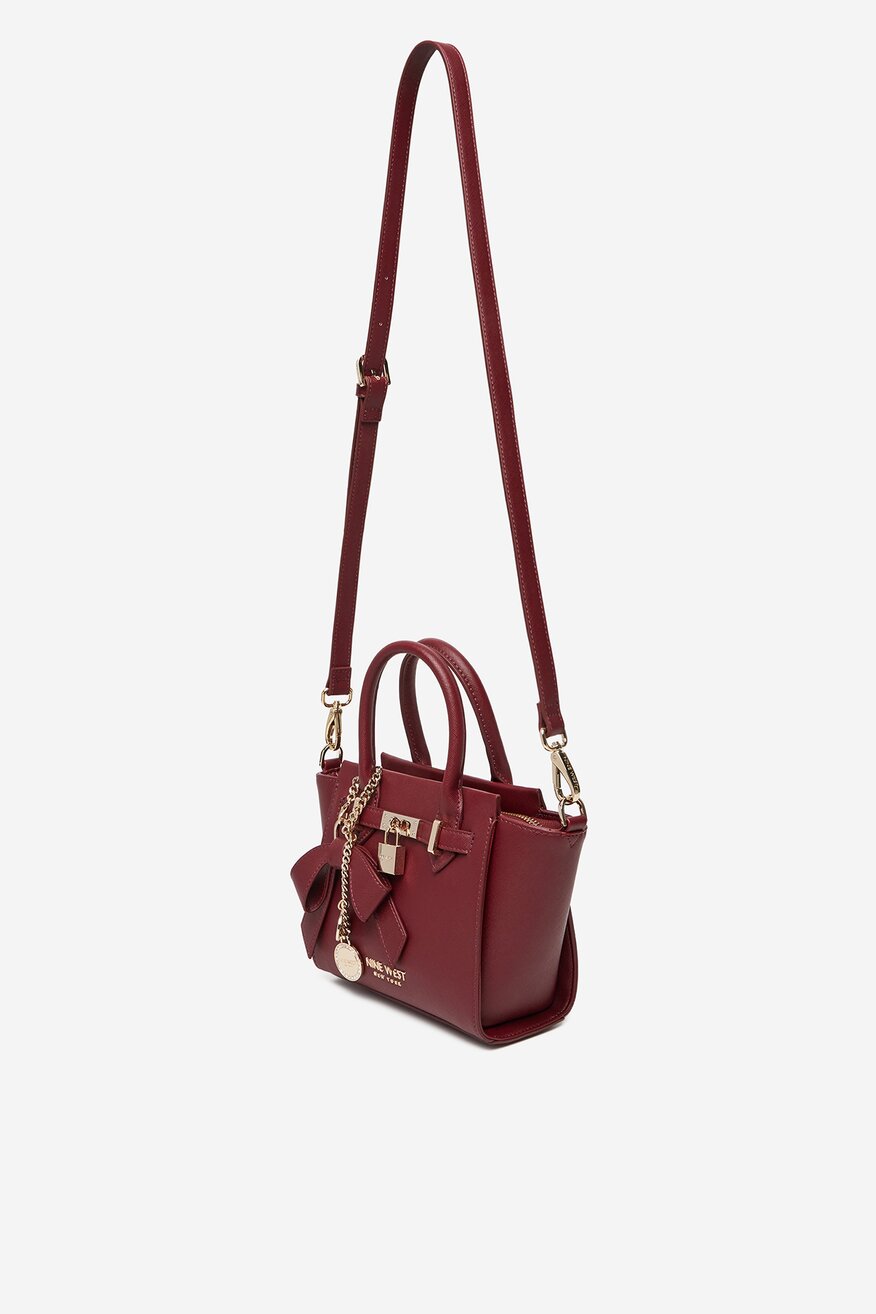 
                Сумка З Ремінцем NINE WEST БОРДОВИЙ - 5907964154761
