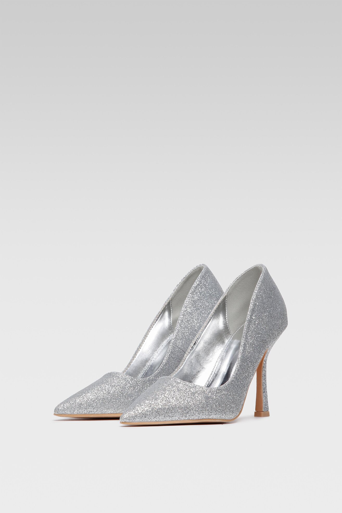 Czółenka DeeZee KL-F2108-4 Srebrny