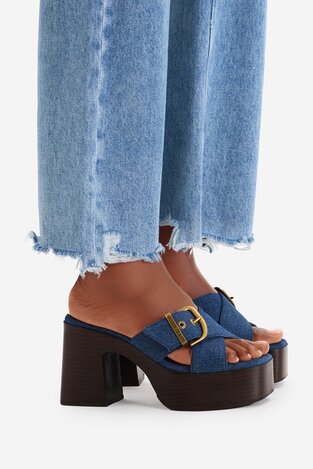 Шльопанець GUESS JEANS CEO-JD421-3 ДЖИНСОВИЙ