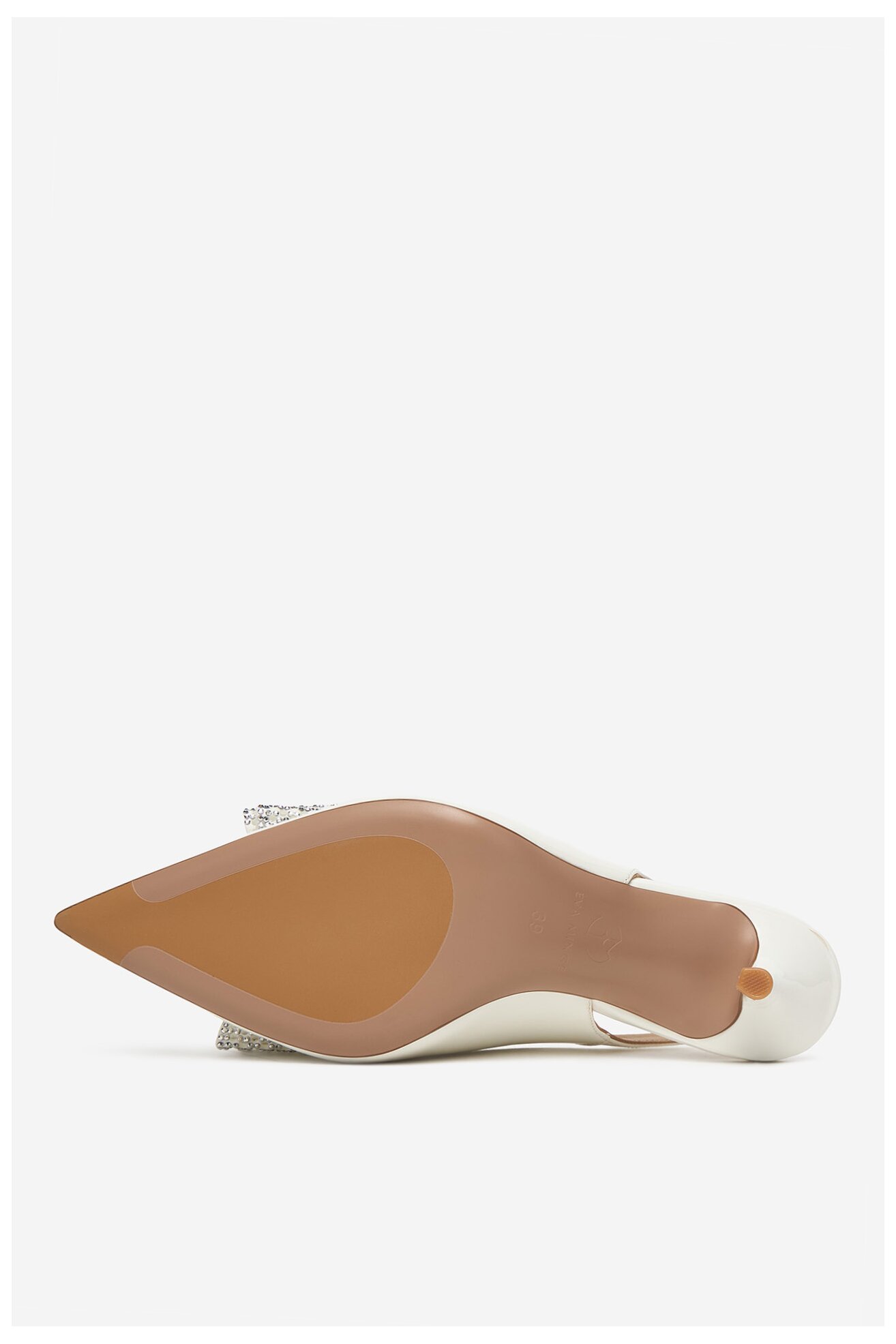 Czółenka EVA MINGE ANEMONE-V1892-56-1 Biały