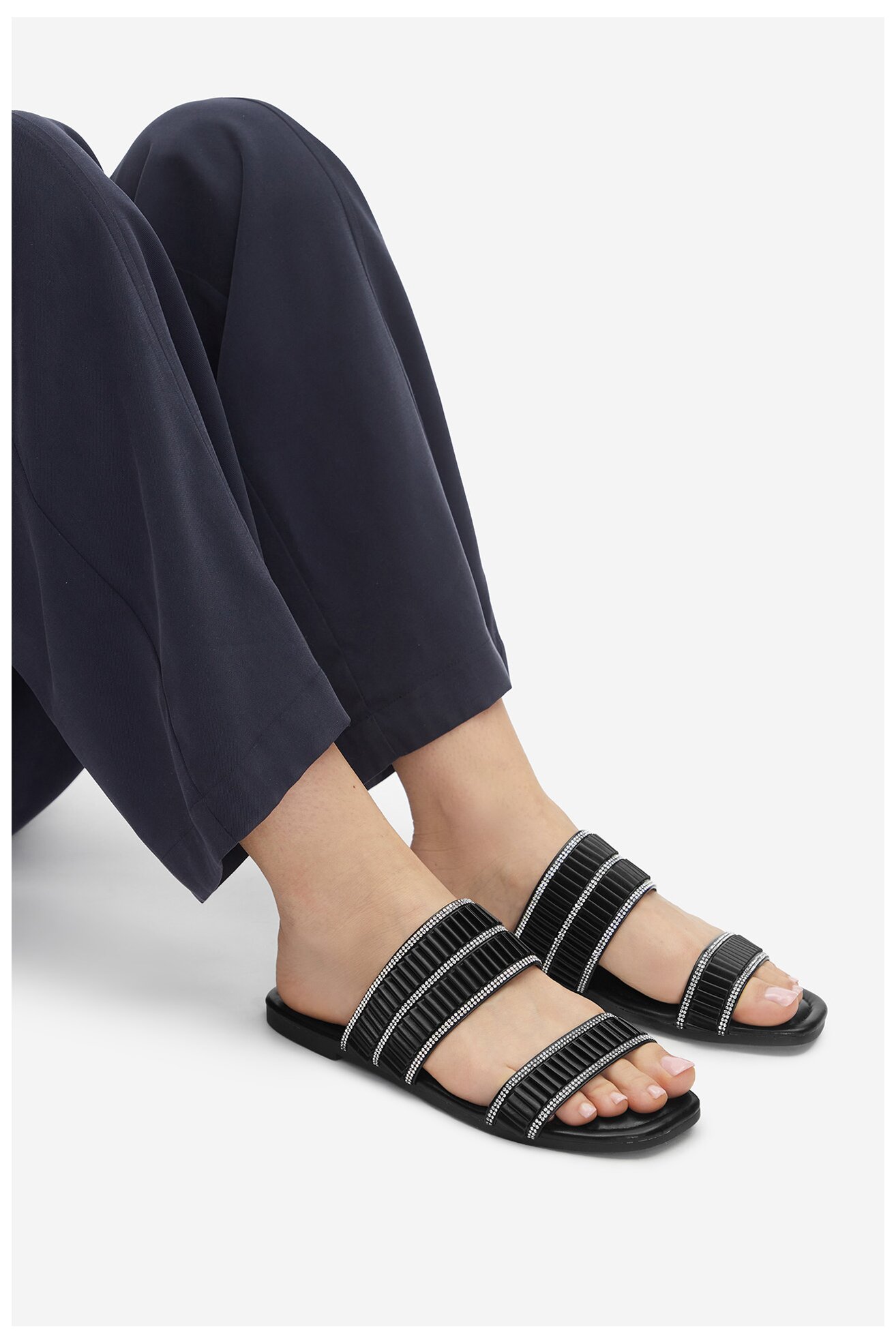 Șlapi Jenny LC053408 NEGRU