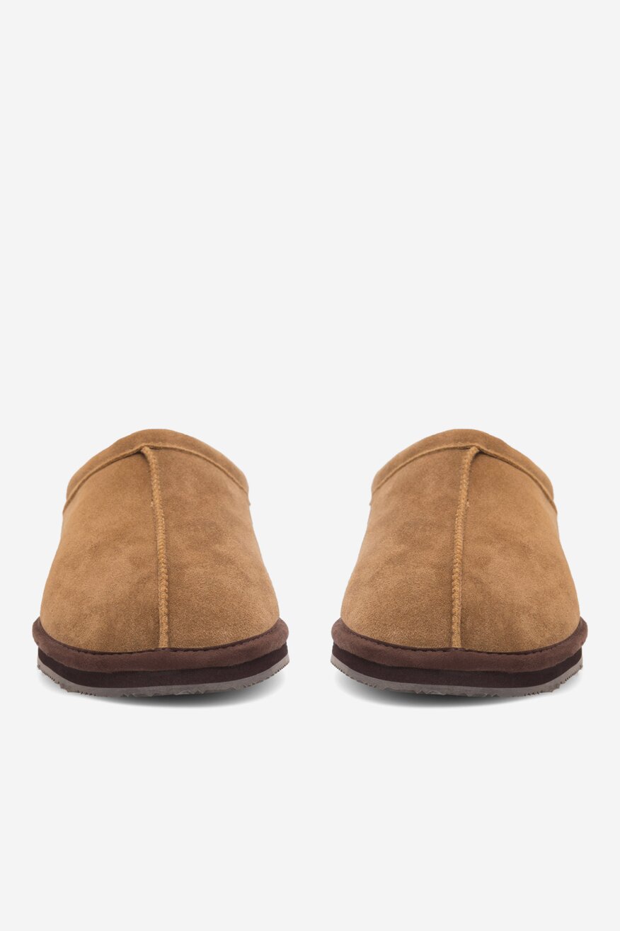 
                MYSLIPPERS - Kapcie skórzane - 2230055880397