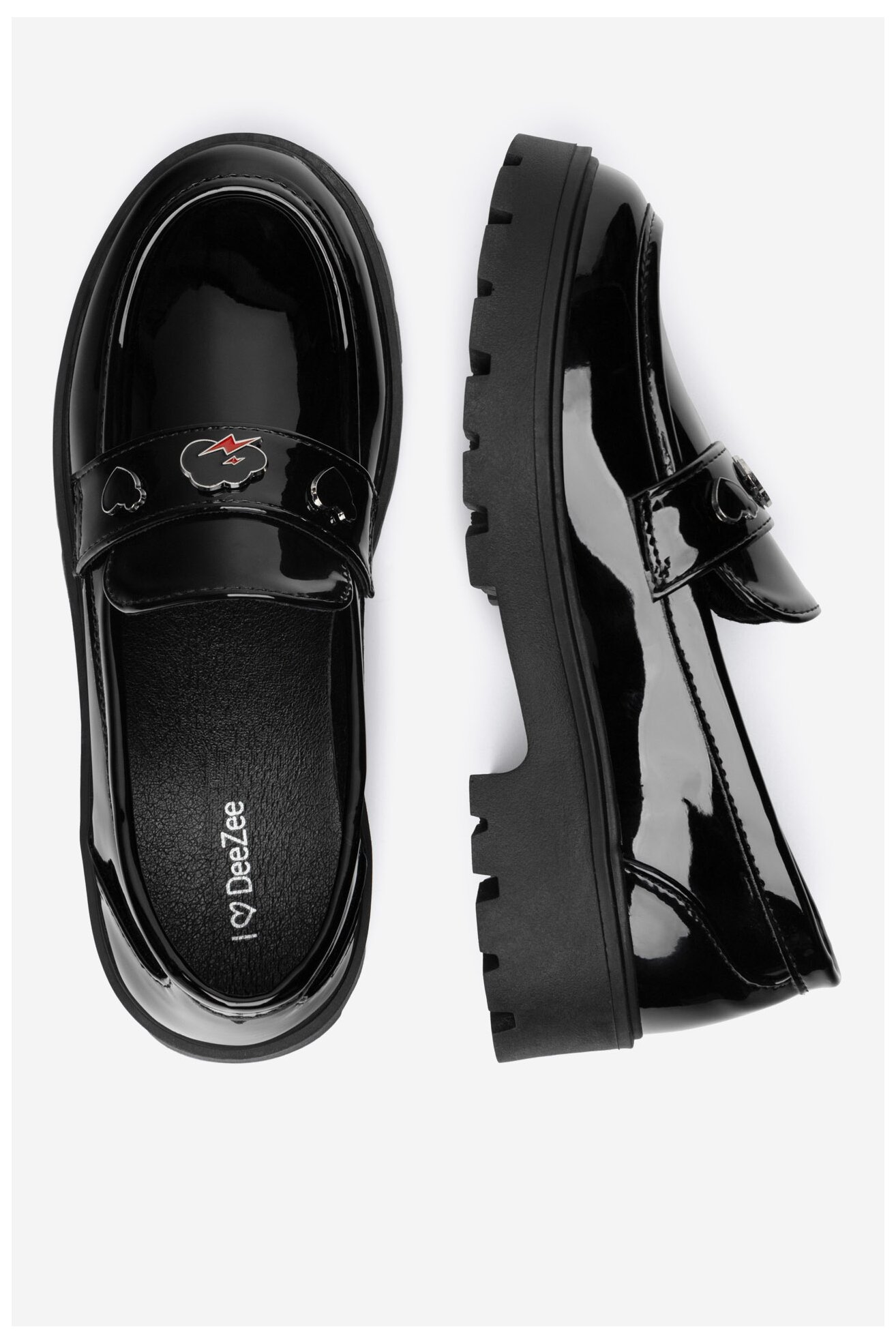 Półbuty DeeZee CM240510-1 Czarny