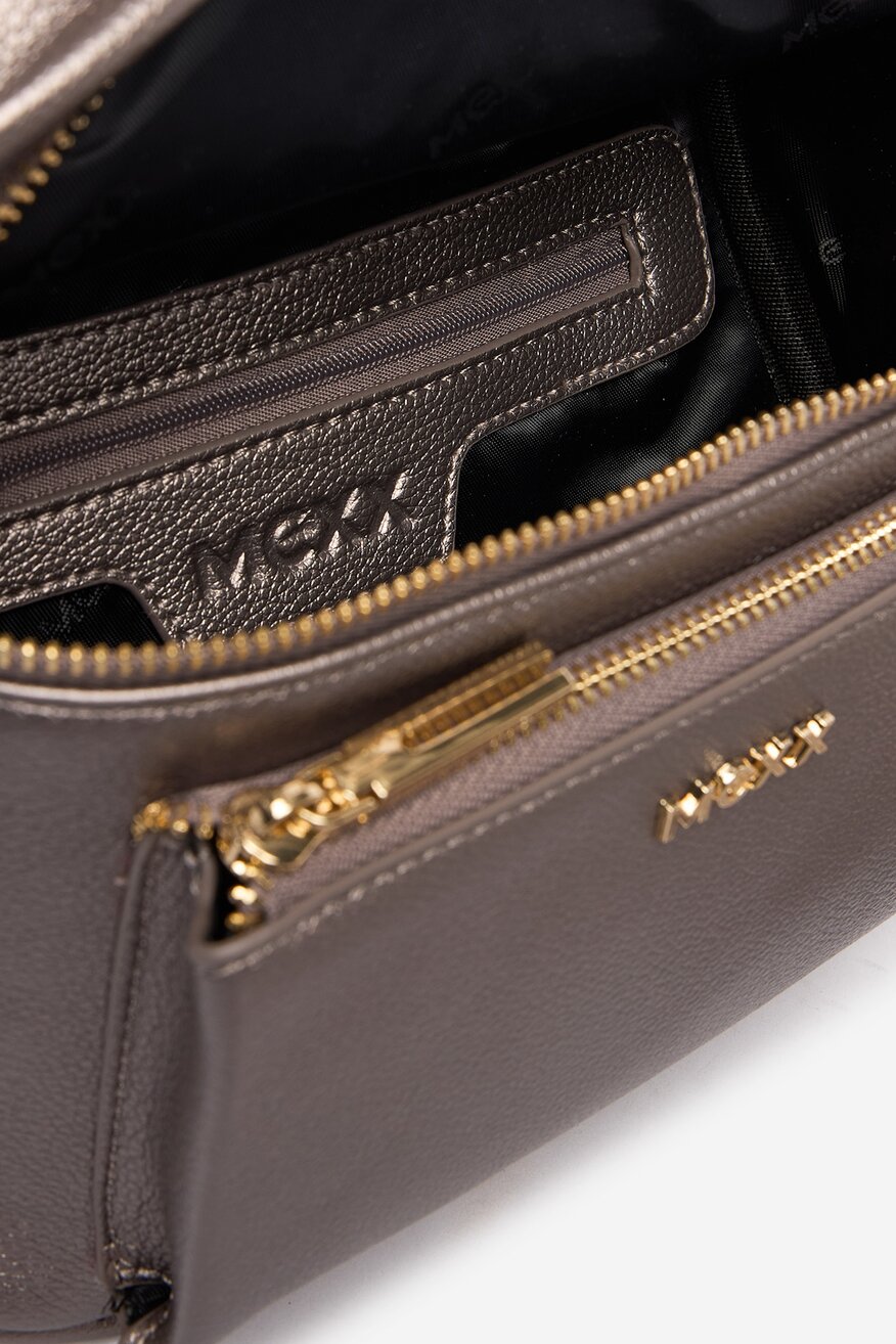 
                Дамска чанта Mexx С ЦВЯТ НА СТАРО СРЕБРО - 5906751666784