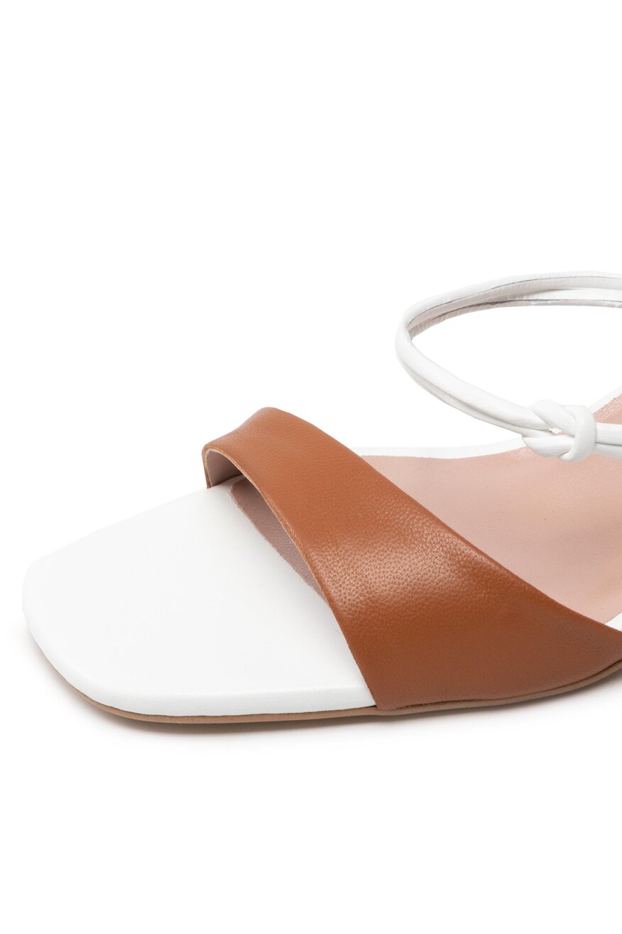 Gino Rossi - Skórzane sandały brązowe - 5904248394042