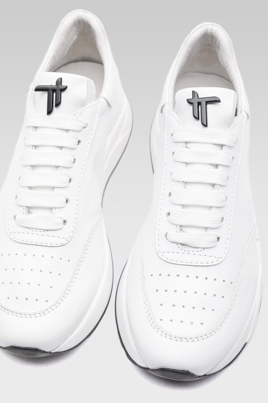 
                Togoshi - Skórzane sneakersy pastelowe - 5904248873097