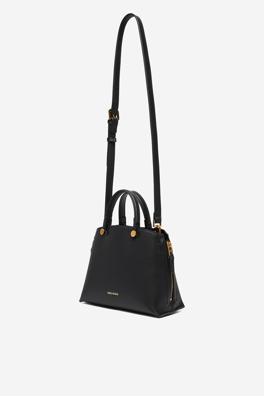 
                Дамска чанта Gino Rossi ЧЕРЕН - 5906751623459