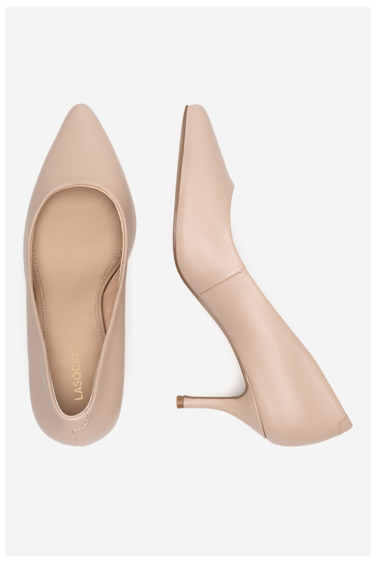 Cipele na štiklu Lasocki WFA2922-1Z BEŽ