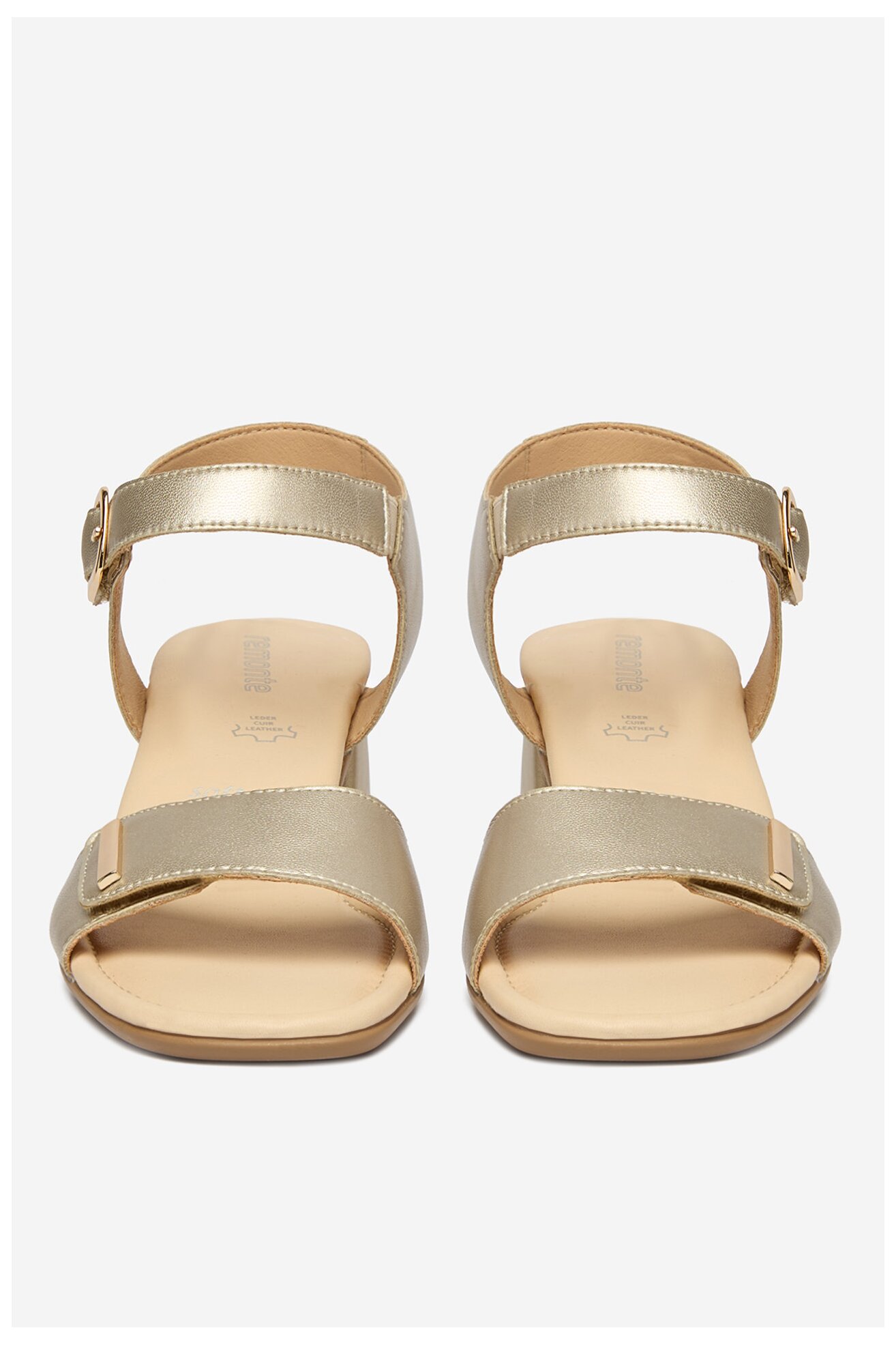 Sandały Remonte CEO-D1K54-90 Złoty