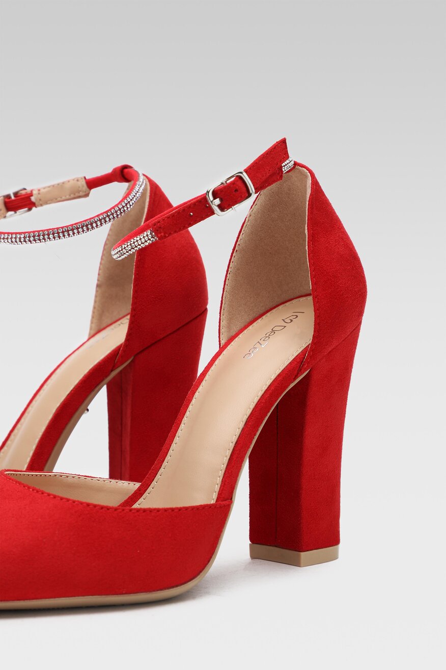 
                Pantofi cu toc DeeZee ROŞU - 5903698844855