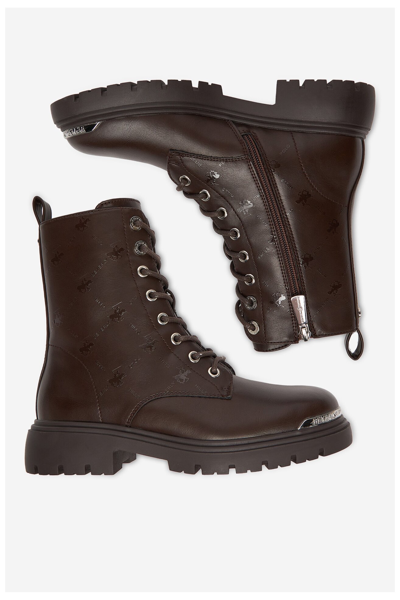 Trzewiki Beverly Hills Polo Club CEO-HY62382-1 Brązowy