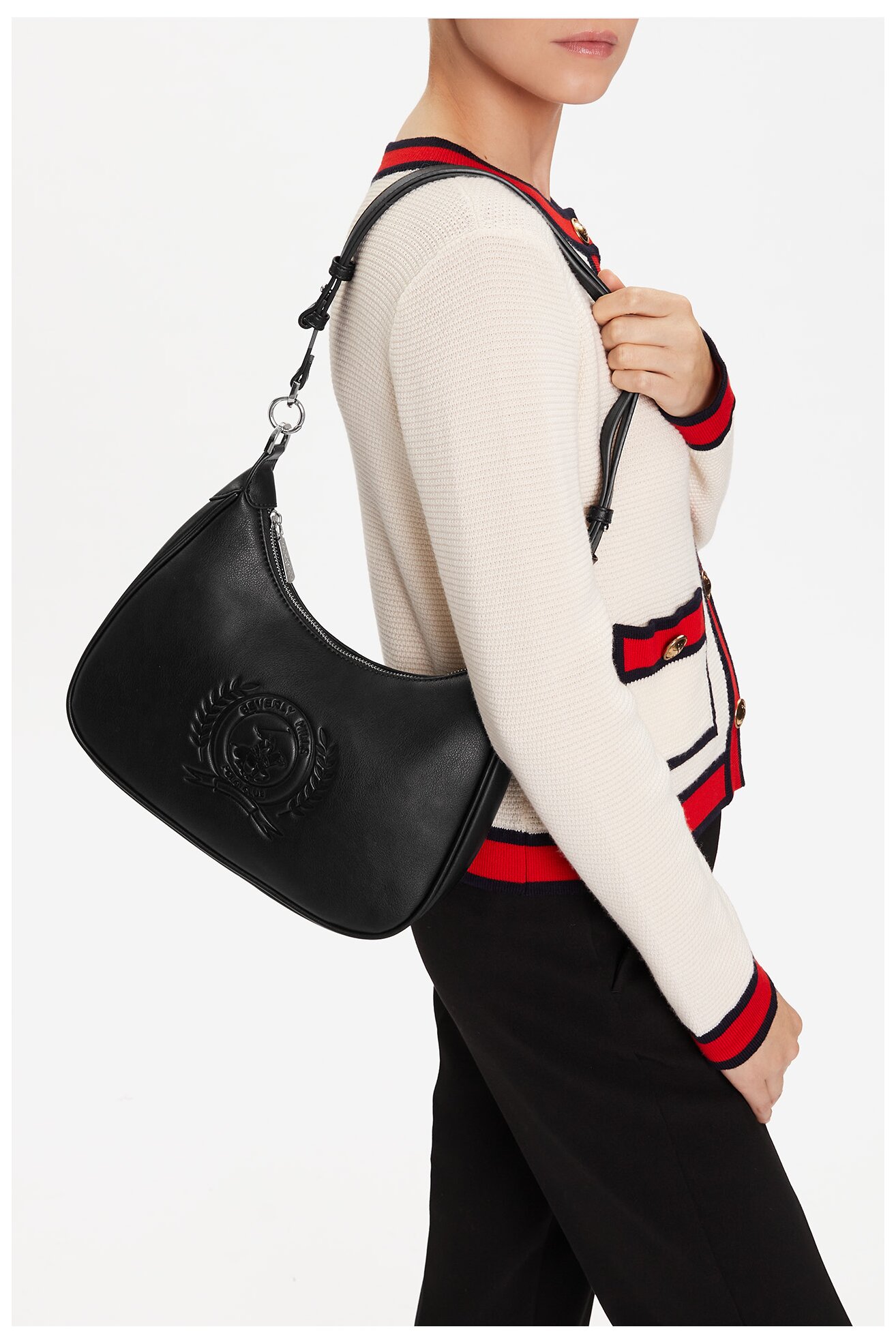 Geantă de mână Beverly Hills Polo Club C-BHPC-L-011-08 NEGRU