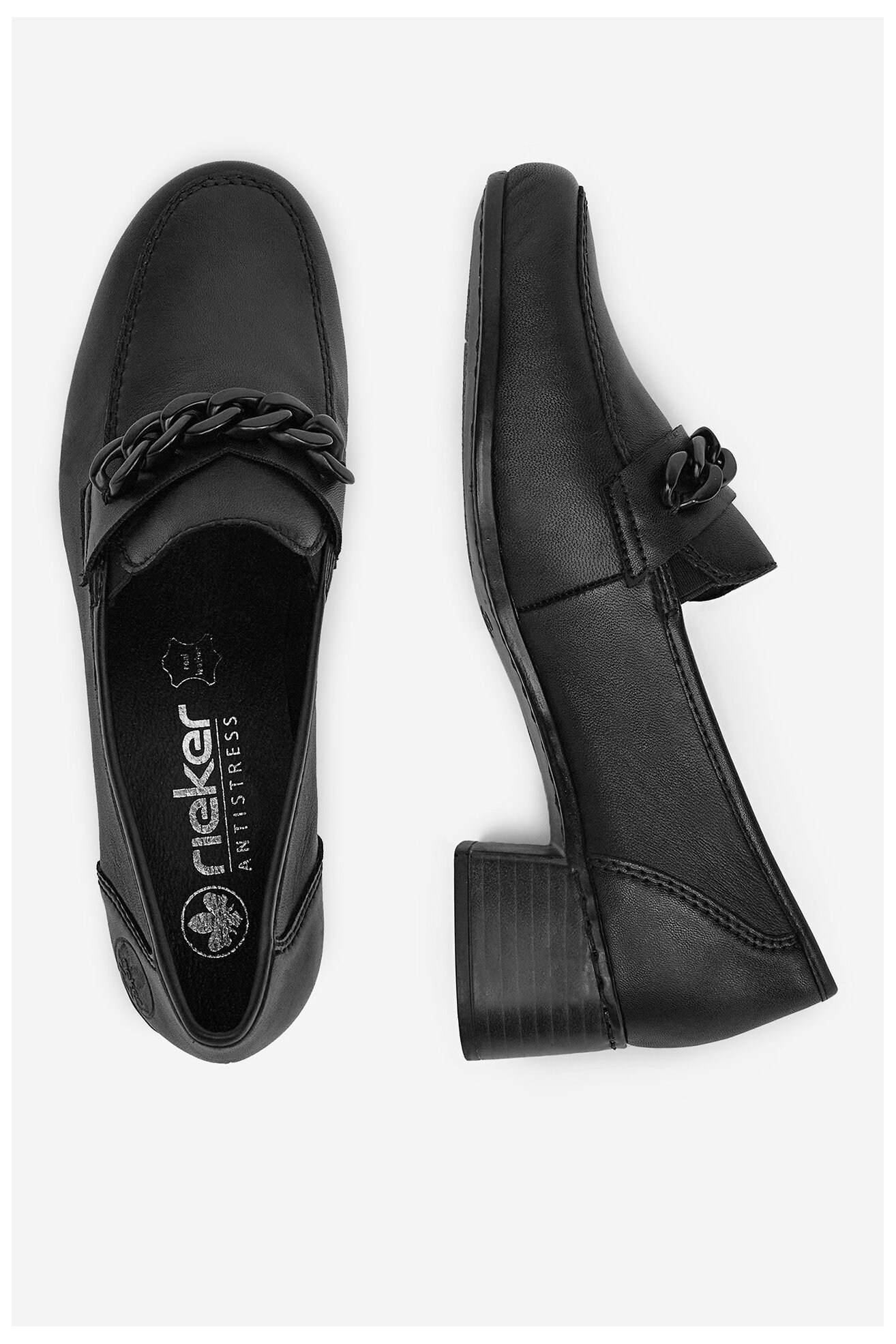 Mokasyn Rieker 41660-00 Czarny