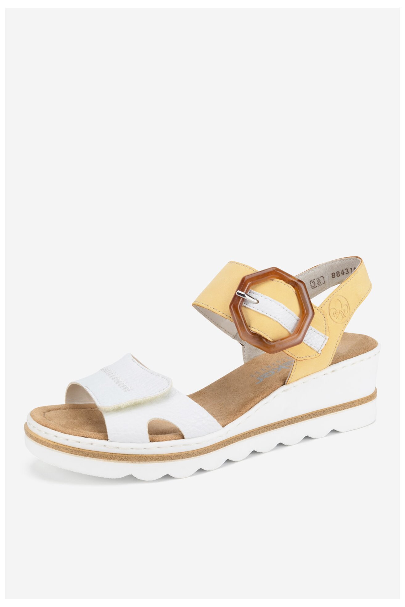 Szandál Rieker 67476-69 FEHÉR